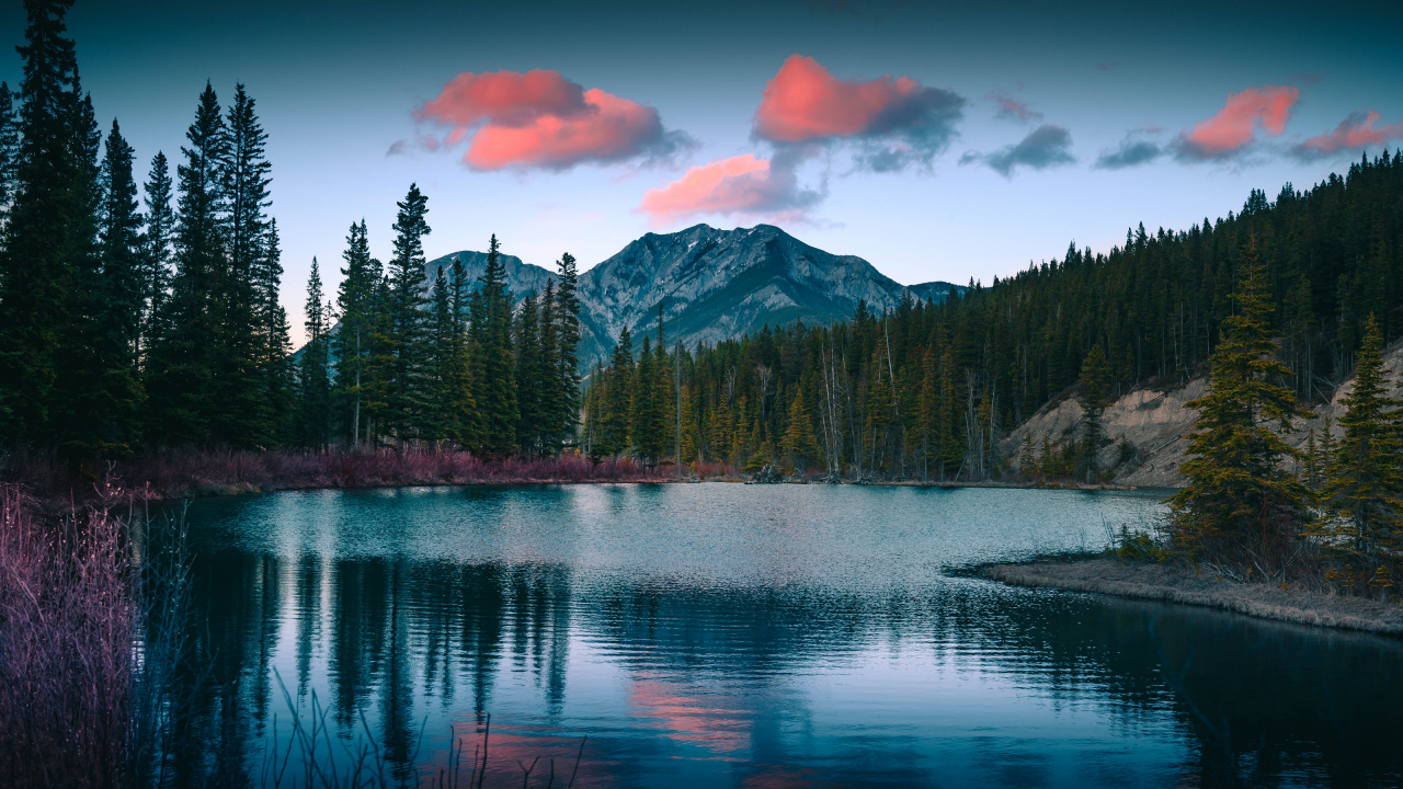 Mountainous Landforms, Landscape Painting, Wilderness, Sky, Mountain. Wallpaper in 1280x720 Resolution