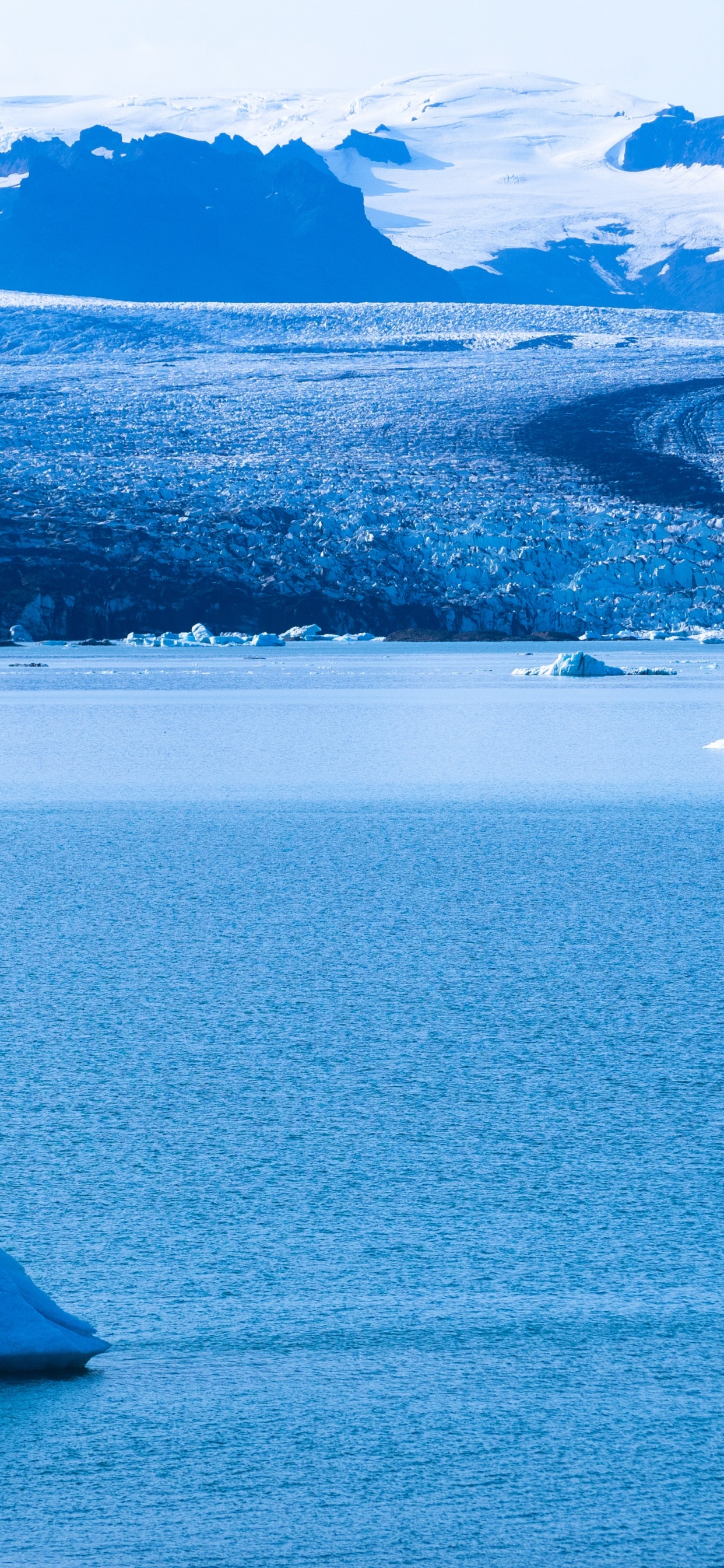 Arctic Ocean, Natural Landscape, Glacial Lake, Mountain, Polar Ice Cap. Wallpaper in 1242x2688 Resolution