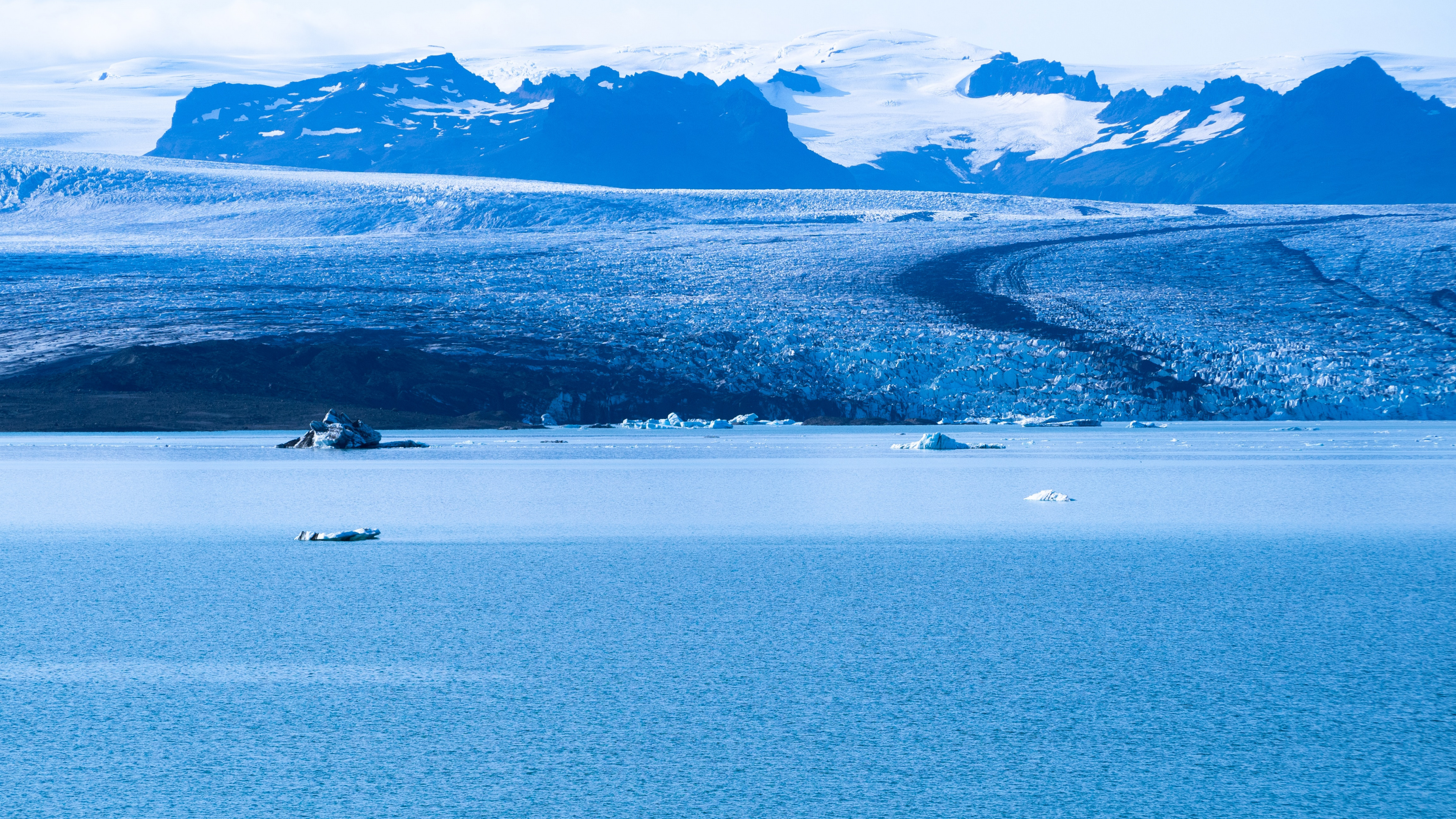 Nordpolarmeer, Naturlandschaft, Gletschersee, Polar Ice Cap, Eiskappe. Wallpaper in 3840x2160 Resolution