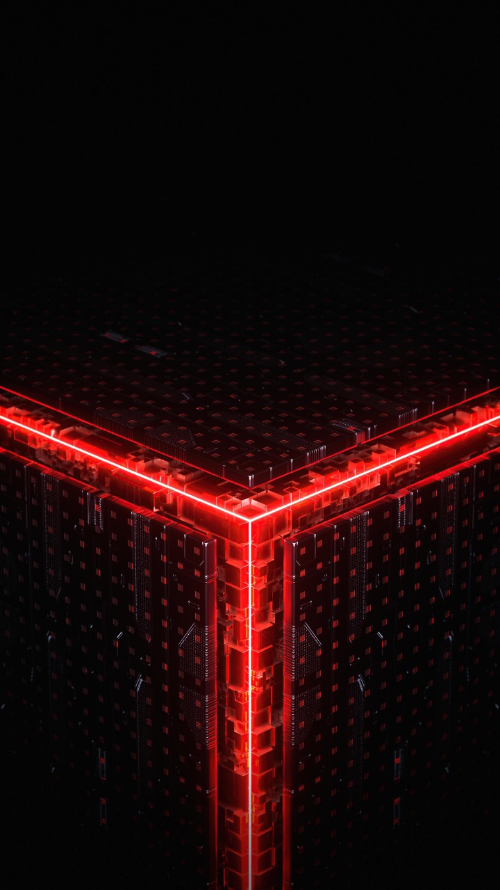 Cubo Abstracto, Cubo, el Arte Abstracto, Abstracción, Gráficos. Wallpaper in 720x1280 Resolution