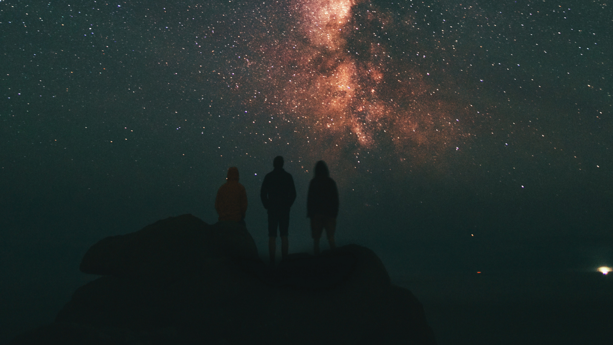 银河系, 宇宙, 明星, 夜晚的天空, 天文学对象 壁纸 2560x1440 允许