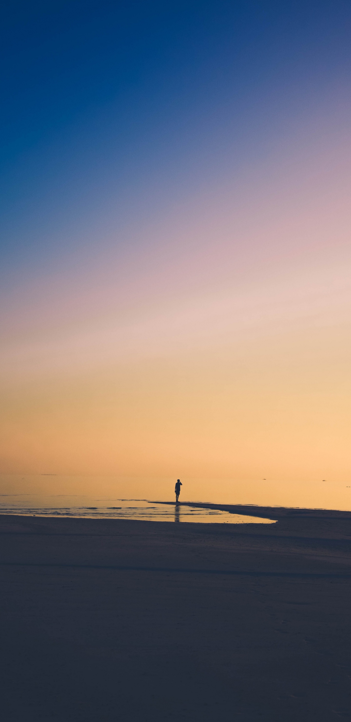 Selbstreg, Wasser, Atmosphäre, Afterglow, Cloud. Wallpaper in 1440x2960 Resolution