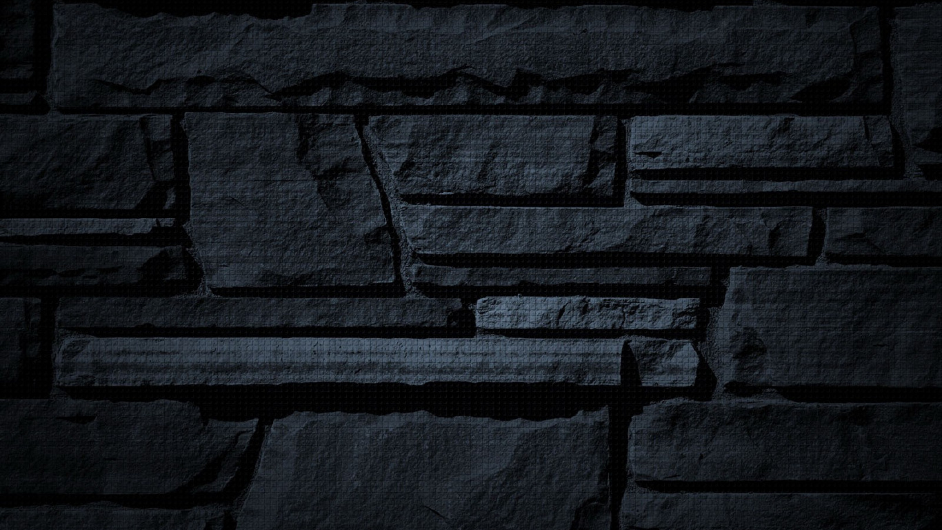 Brown and Black Brick Wall. Wallpaper in 1366x768 Resolution