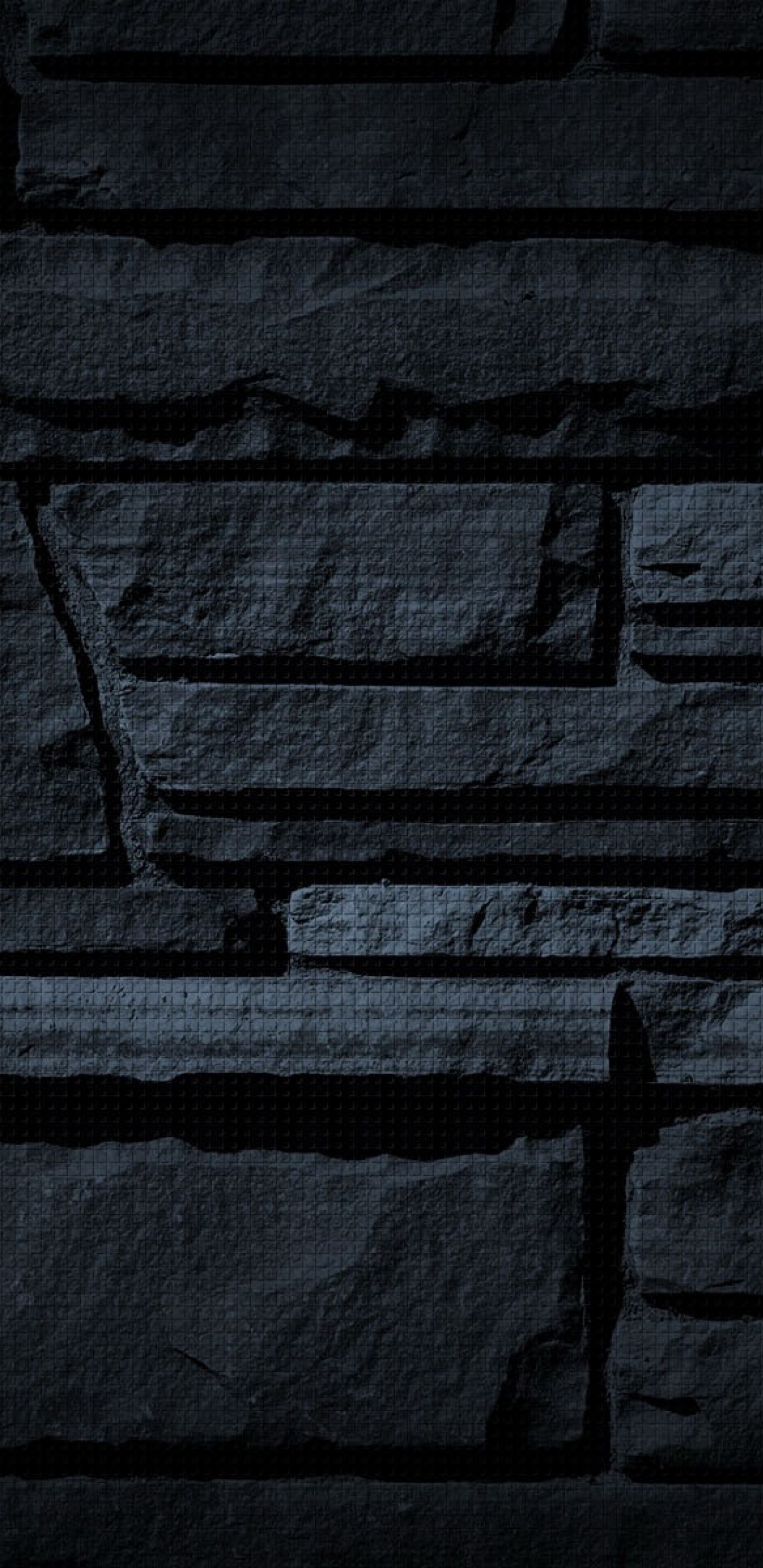 纹理, 黑色的, 砖, 石壁, 黑色和白色的 壁纸 1440x2960 允许