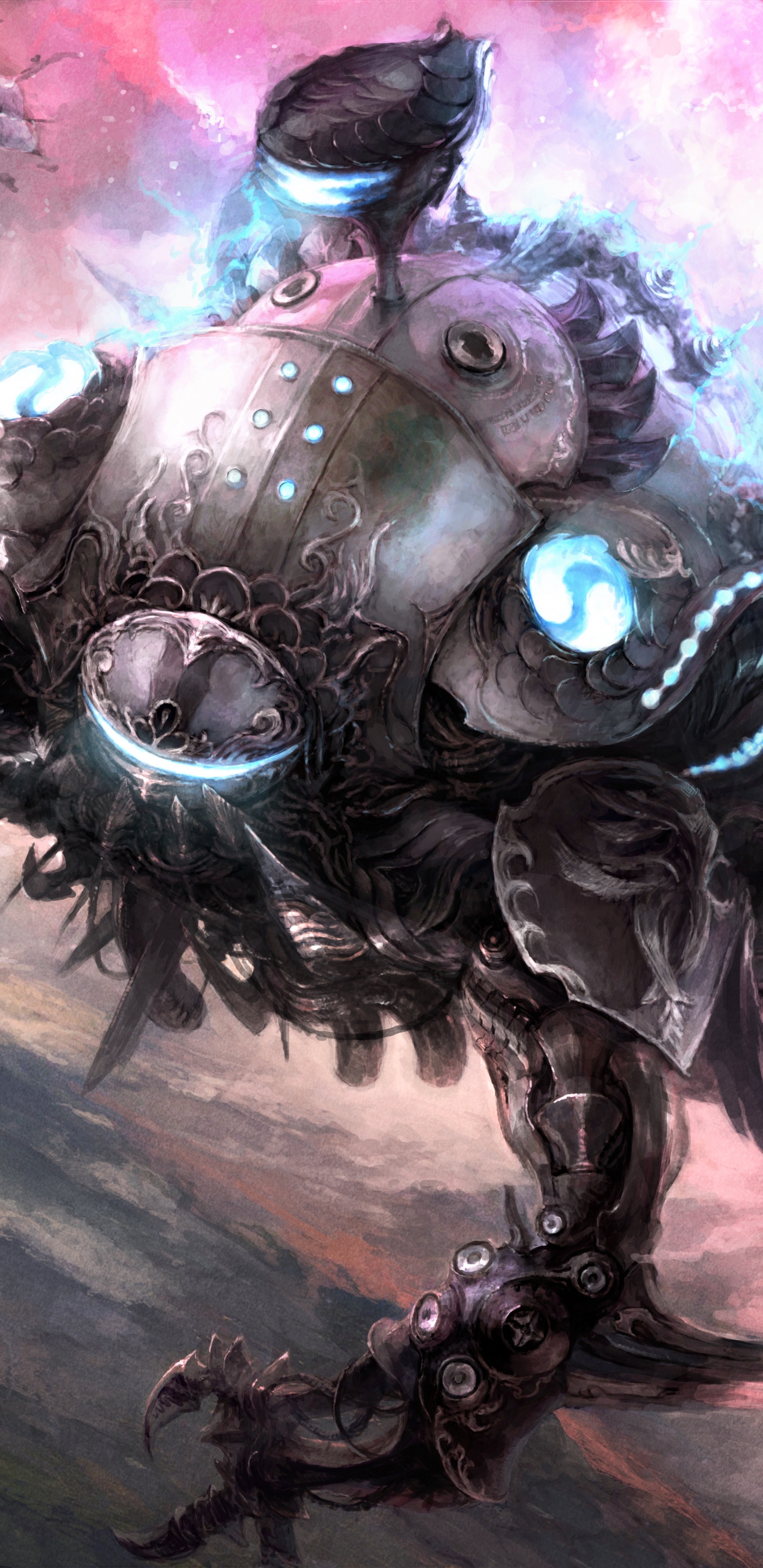 Pack de Expansión, Demonio, Ilustración, Arte, la Mitología. Wallpaper in 1440x2960 Resolution