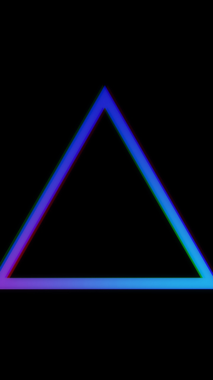 Purple and White Triangle Illustration. Wallpaper in 720x1280 Resolution