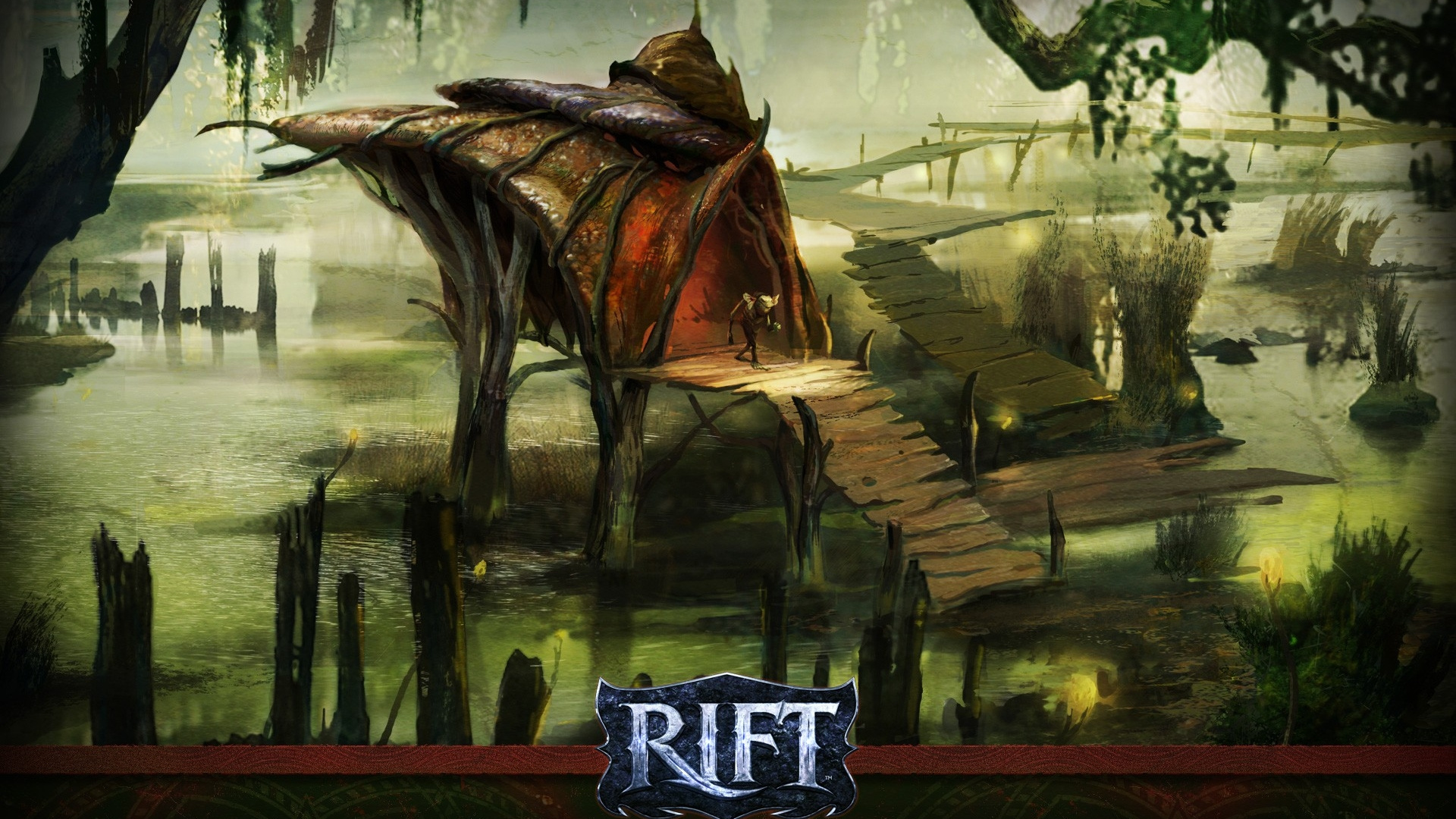 Trion Worlds, Bau, Baum, Bayou, Wasser. Wallpaper in 1920x1080 Resolution