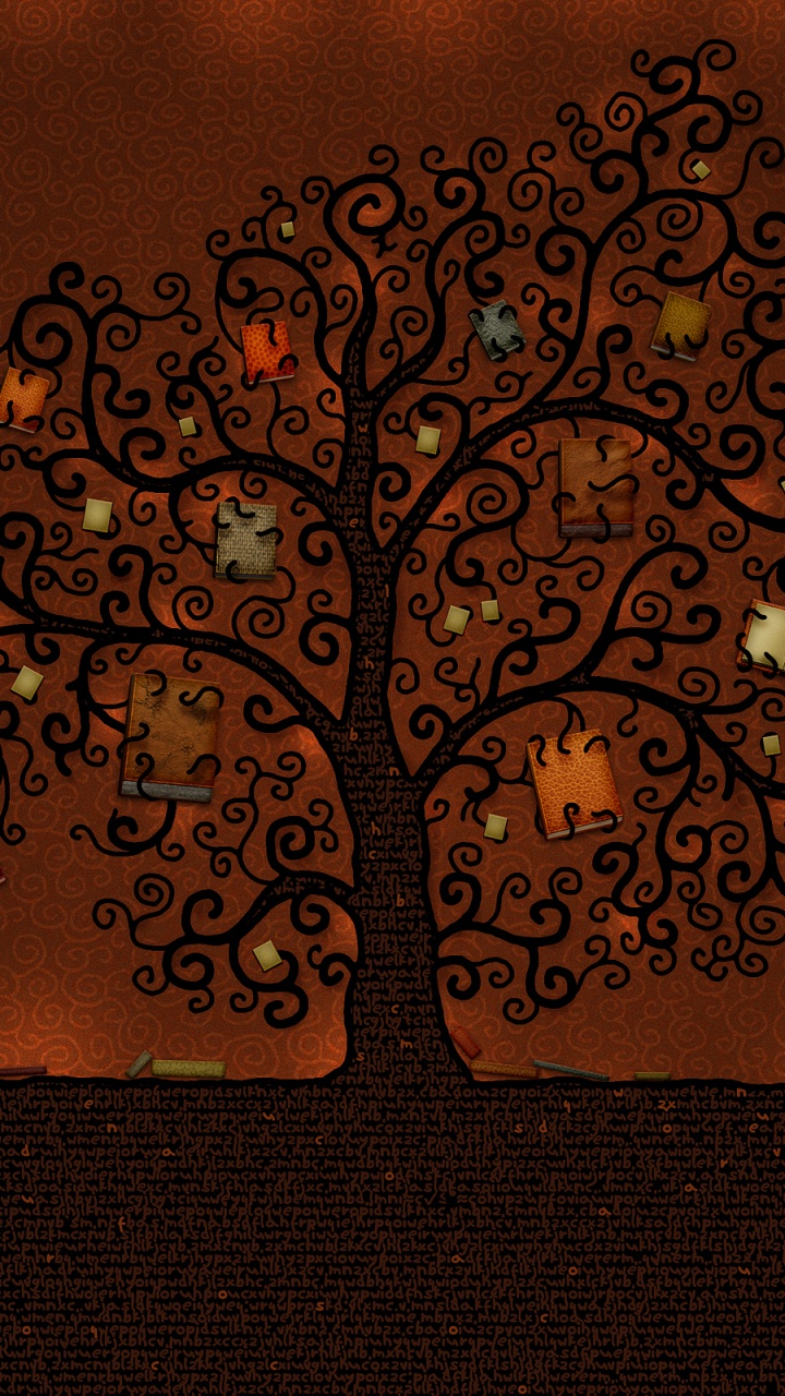 Schwarz-Weiß-Blumenherzillustration. Wallpaper in 720x1280 Resolution