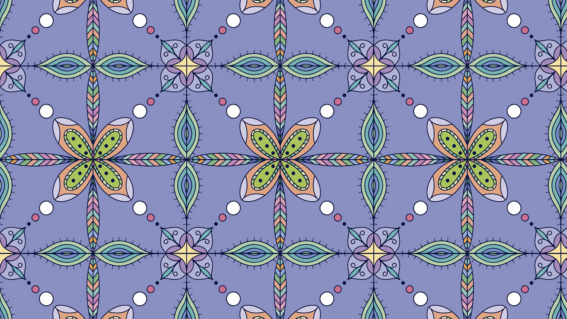 Textil Floral Azul y Blanco. Wallpaper in 1920x1080 Resolution