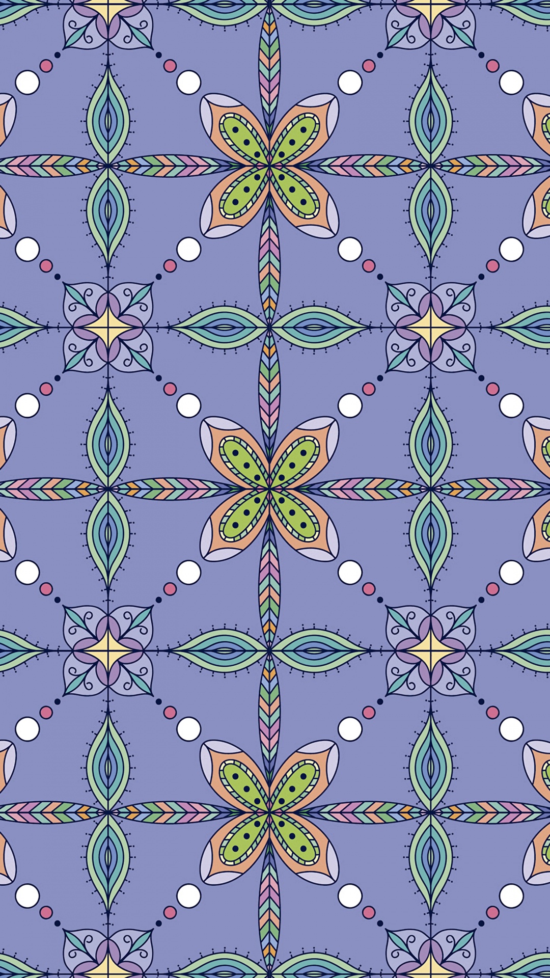 Blue and White Floral Textile. Wallpaper in 1080x1920 Resolution