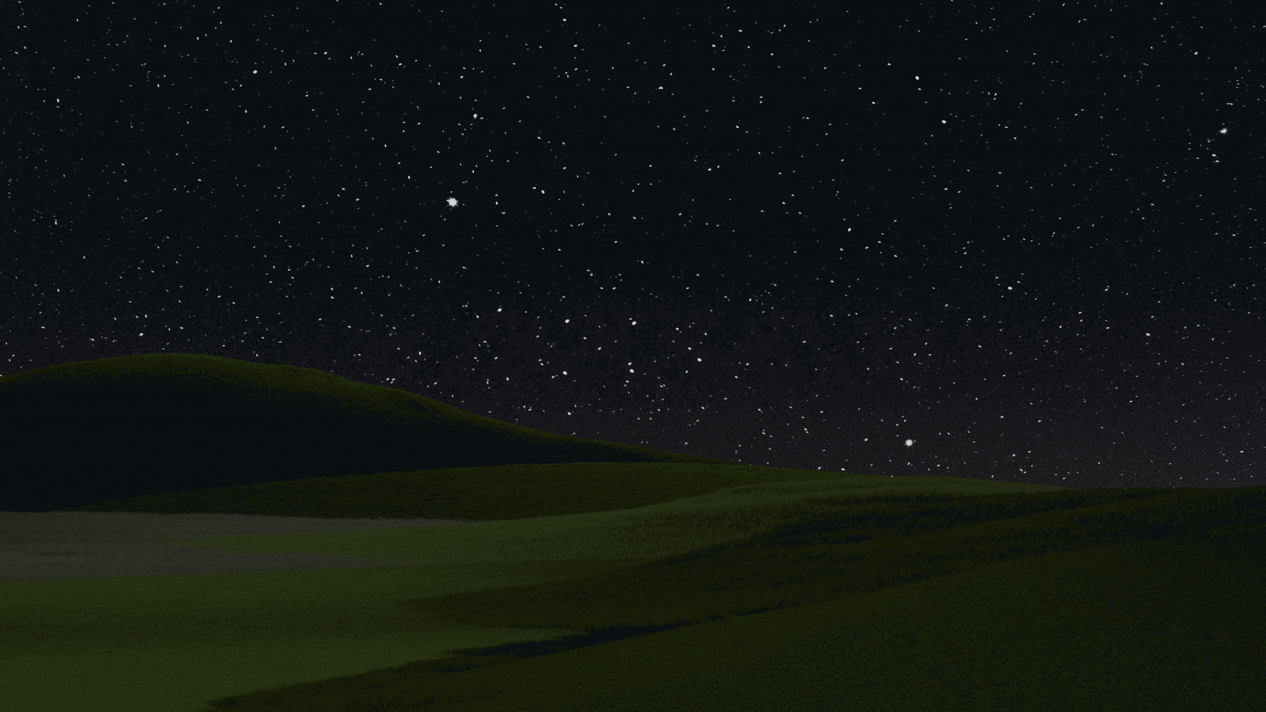 Microsoft Surface, Microsoft Surface Pro, Biome, Nacht, Road. Wallpaper in 2560x1440 Resolution