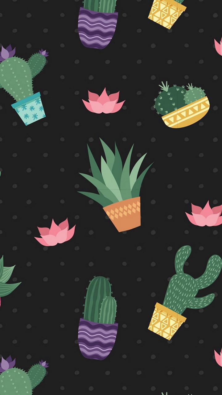 Cactus, Botanique, Green, Feuille, Textile. Wallpaper in 720x1280 Resolution