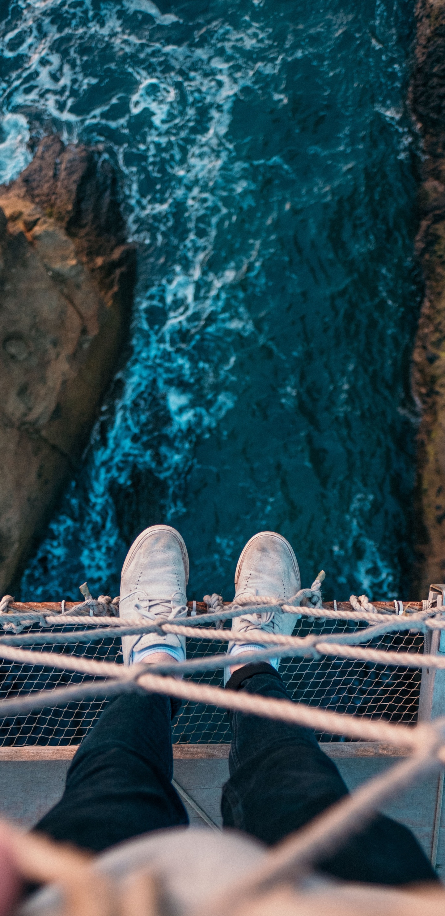 腿, 大海, 休闲, 度假, 旅游业 壁纸 1440x2960 允许