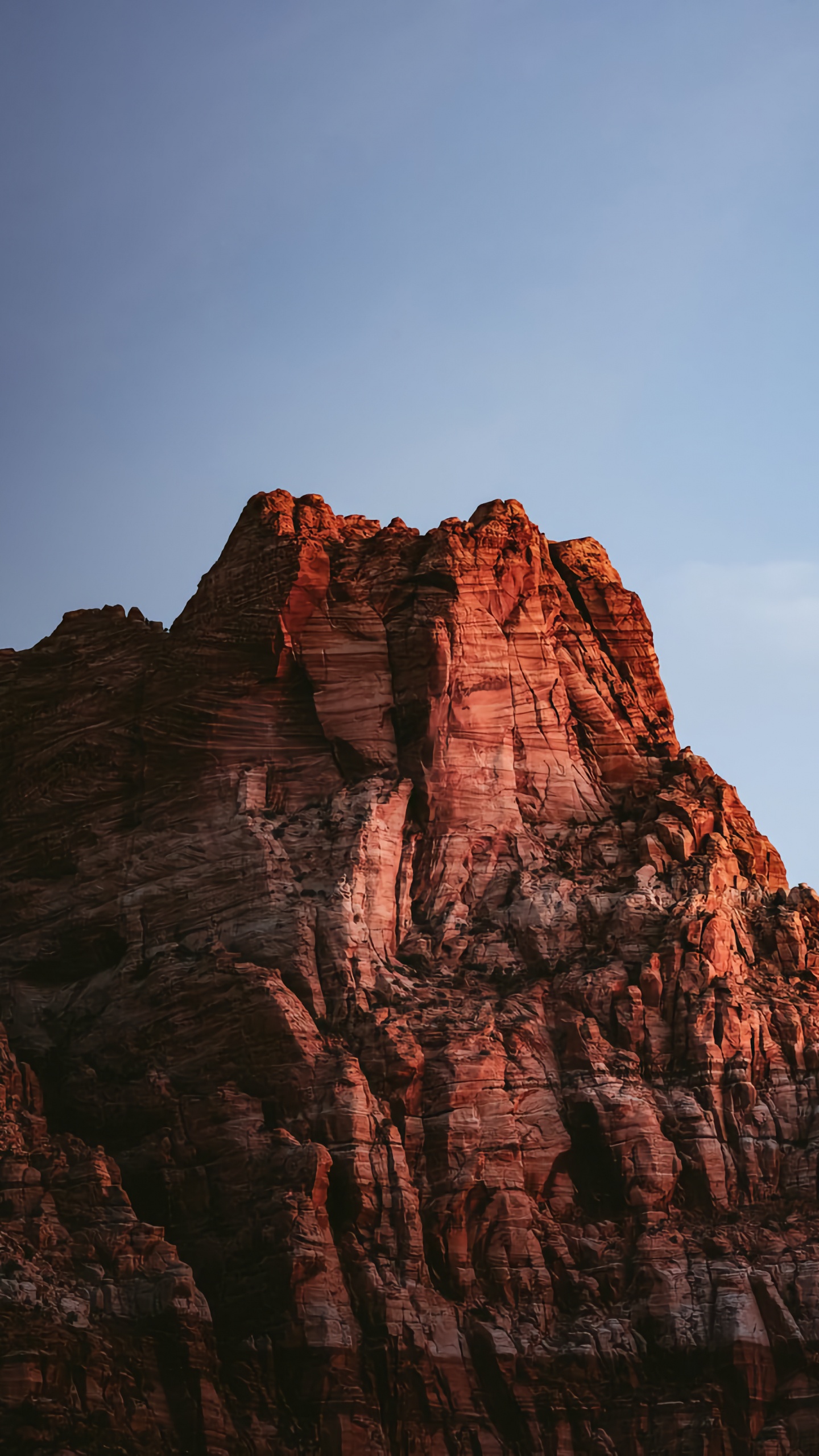 Cloud, Mountain, Bedrock, Natural Landscape, Tree. Wallpaper in 1440x2560 Resolution