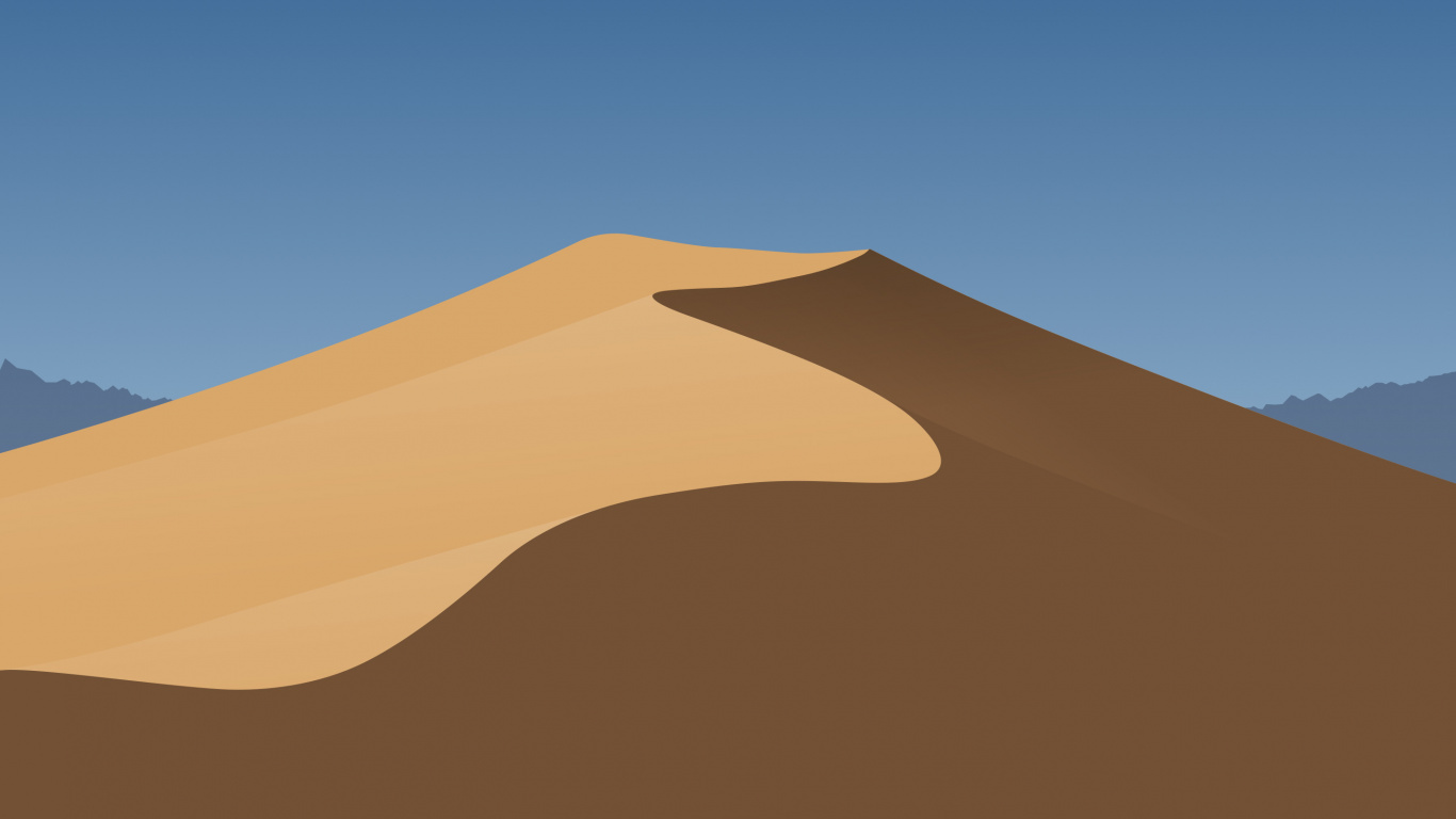 Apple MacBook Pro, Sand, Désert, ERG, le Chant de Sable. Wallpaper in 1366x768 Resolution