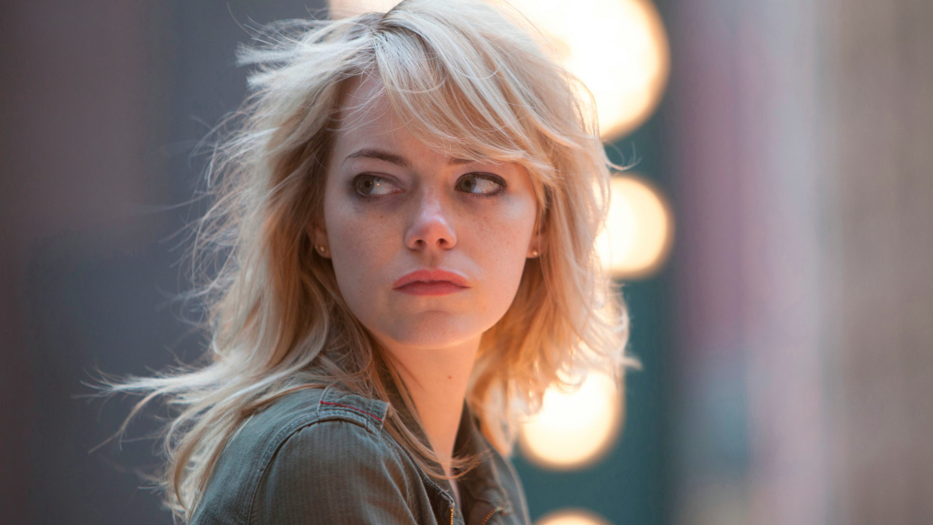 Emma Stone, Vogelmann, Haar, Gesicht, Blonde. Wallpaper in 1920x1080 Resolution