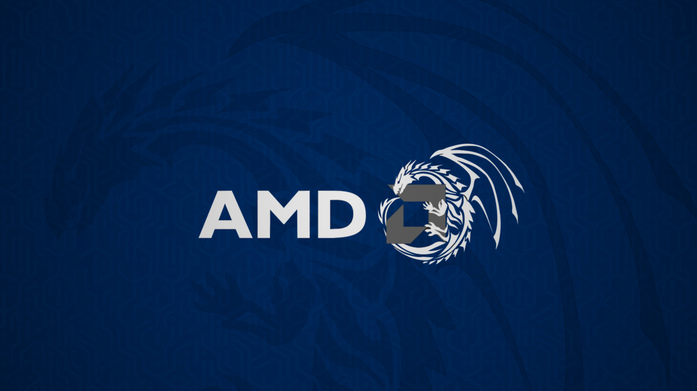 Advanced Micro Devices, Logotipo, Marca, Gráficos, la Marca De. Wallpaper in 1366x768 Resolution