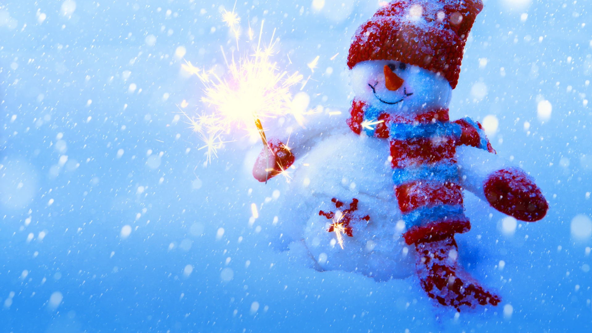 Snowman, Christmas Day, Snow, Winter, Christmas. Wallpaper in 1920x1080 Resolution