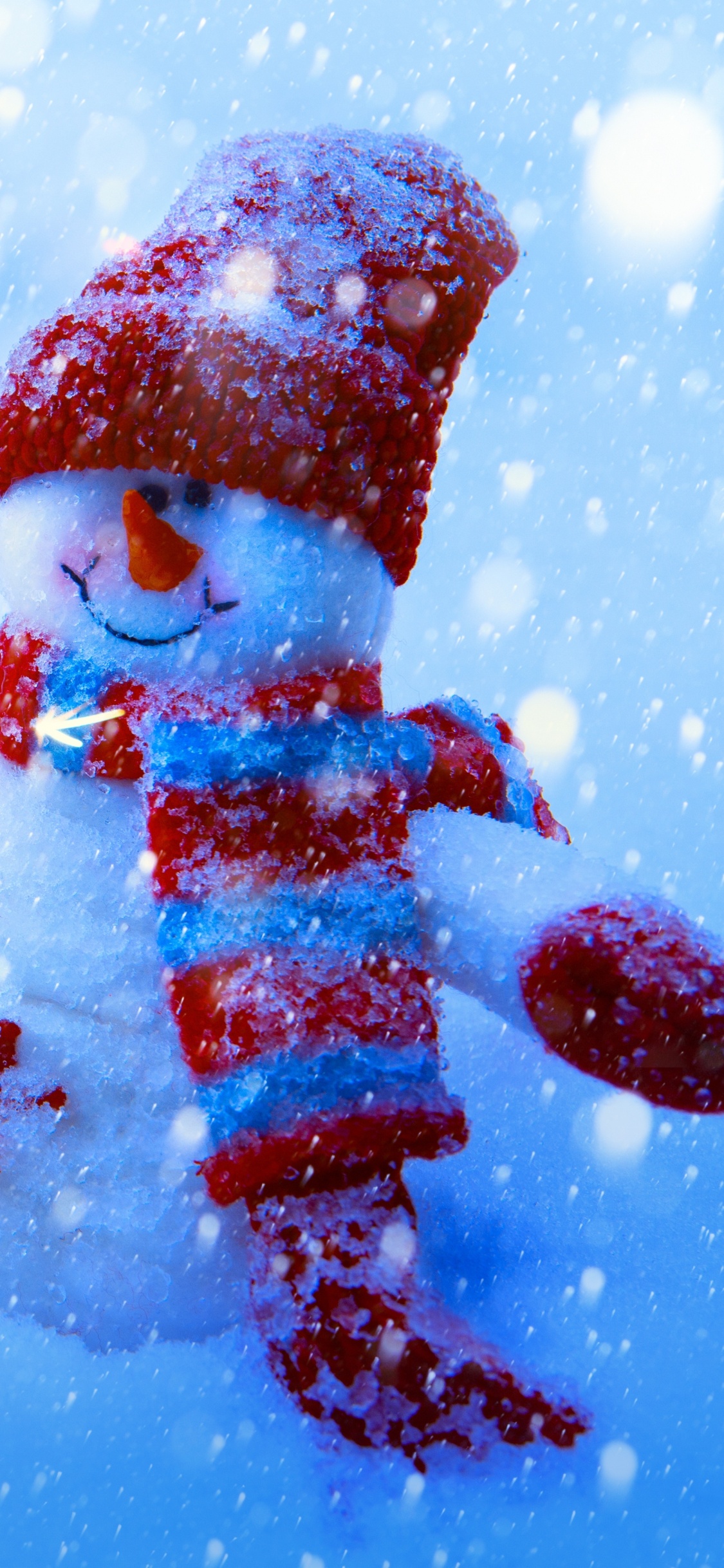 Bonhomme, Le Jour De Noël, Neige, Hiver, Sport Extrême. Wallpaper in 1125x2436 Resolution