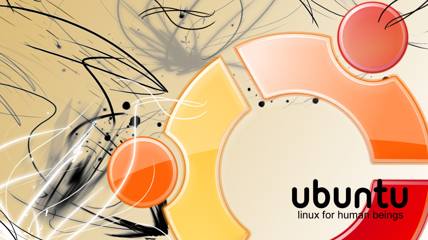 White and Yellow Robot Illustration. Wallpaper in 1366x768 Resolution