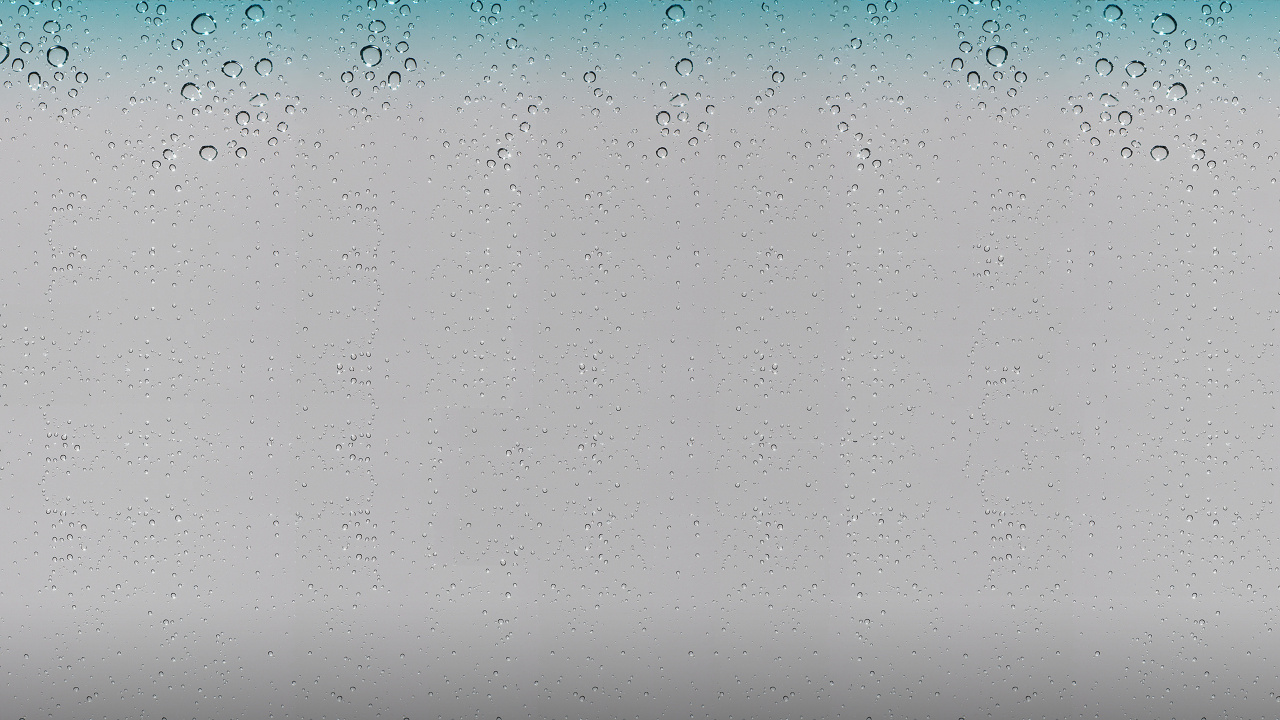 Gouttes D'eau Sur Verre Clair. Wallpaper in 1280x720 Resolution