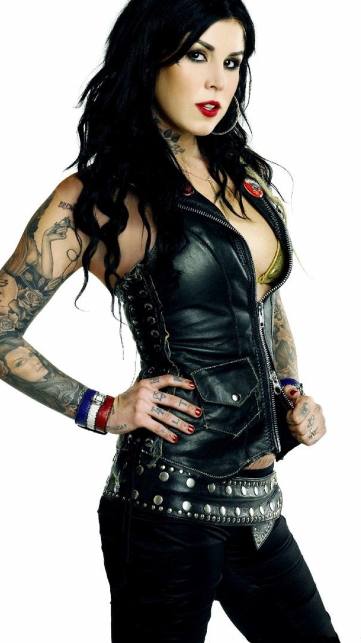 Kat Von D, LA Ink, Tattoo, Tattoo Artist, Inked. Wallpaper in 720x1280 Resolution