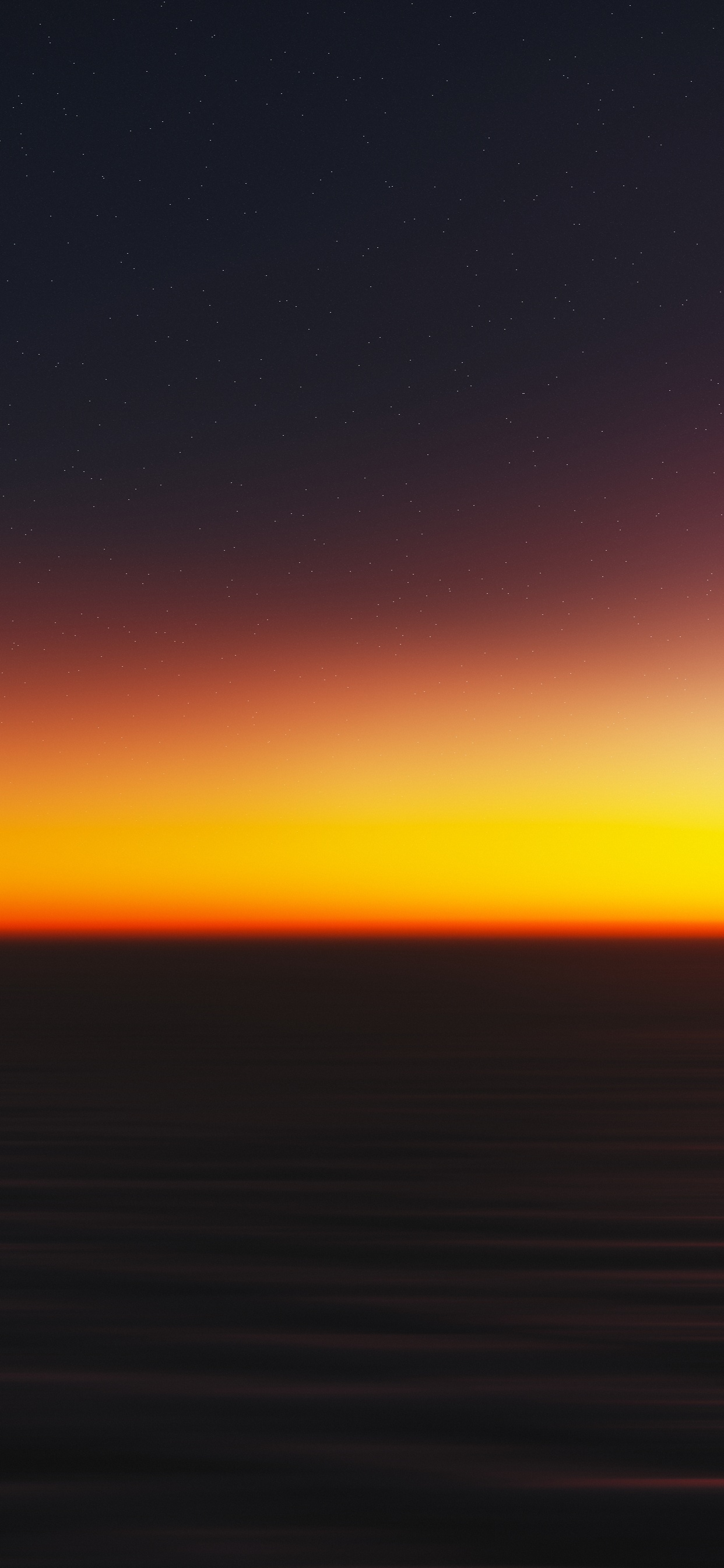 Puesta, Mar, Naturaleza, Afterglow, Ambar. Wallpaper in 1242x2688 Resolution