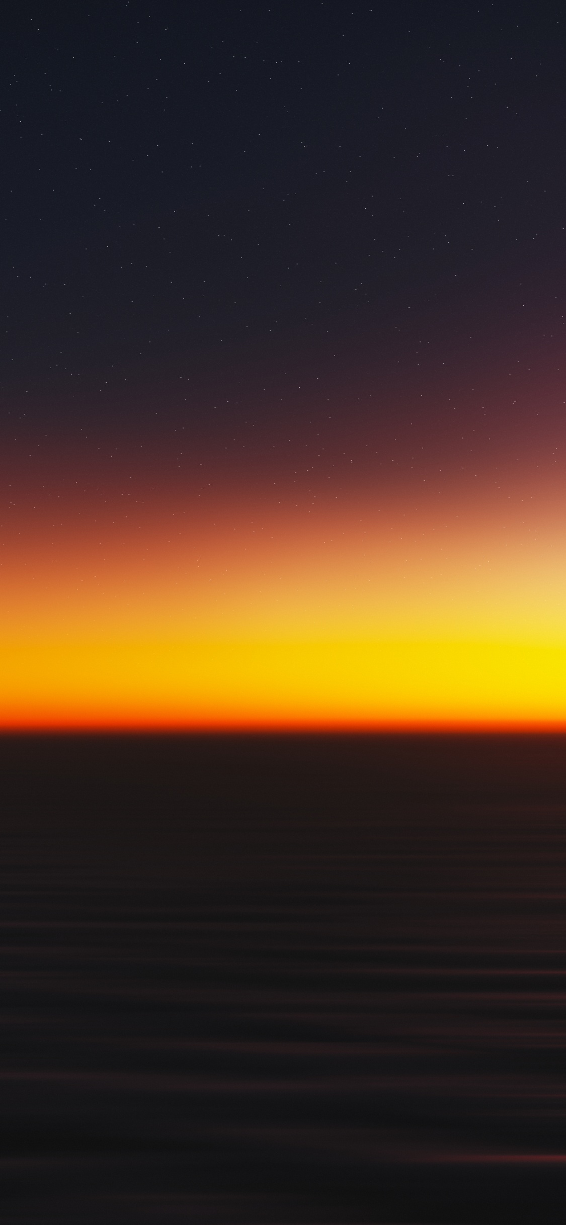 日落, 地平线, 日出, 大海, 性质 壁纸 1125x2436 允许