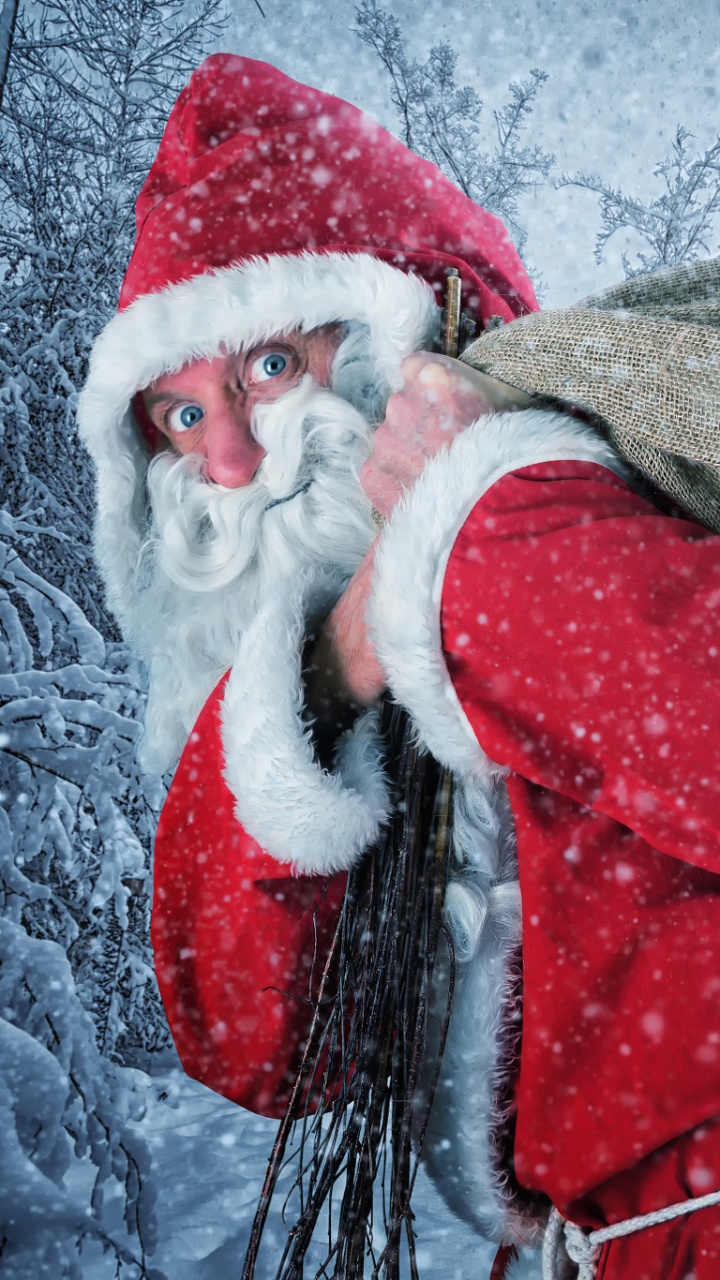 Snow, Winter, Red, Freezing, Christmas. Wallpaper in 720x1280 Resolution