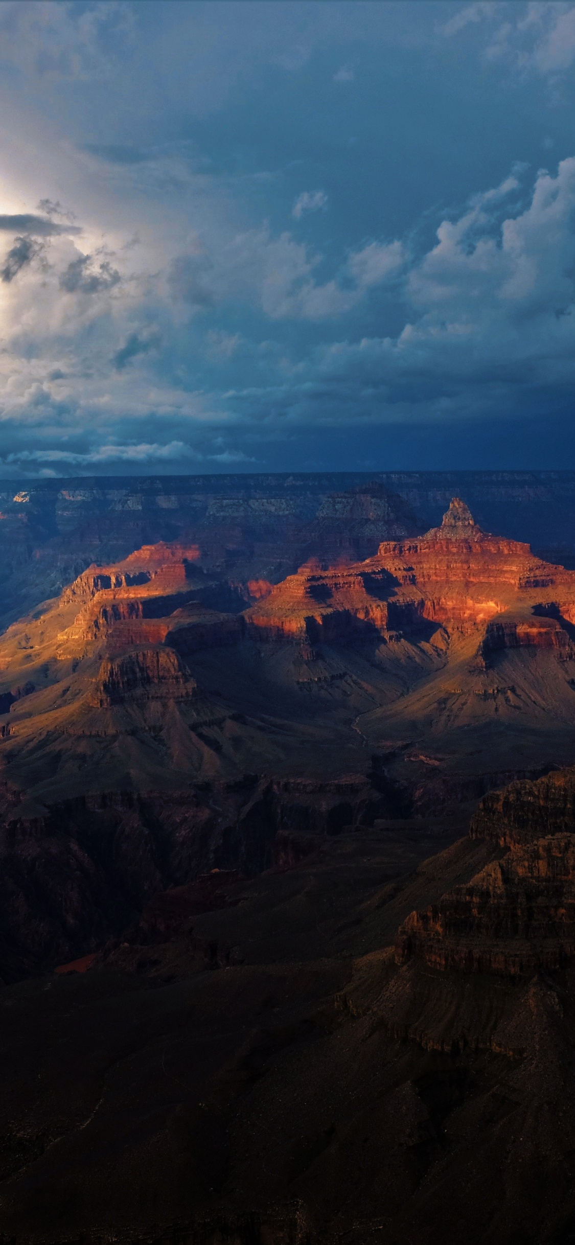 Grand Canyon, Canyon, Natur, Cloud, Naturlandschaft. Wallpaper in 1125x2436 Resolution