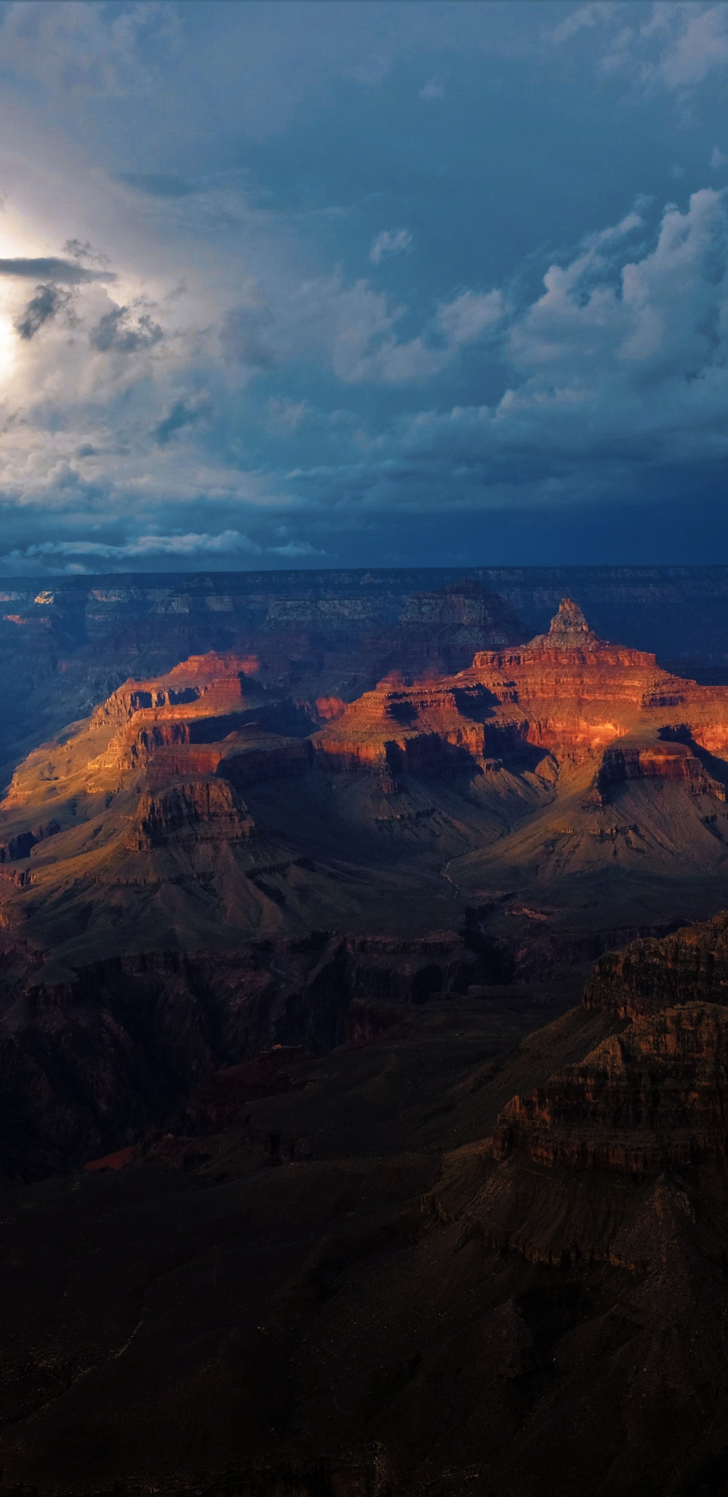 Grand Canyon, Canyon, Natur, Cloud, Naturlandschaft. Wallpaper in 1440x2960 Resolution