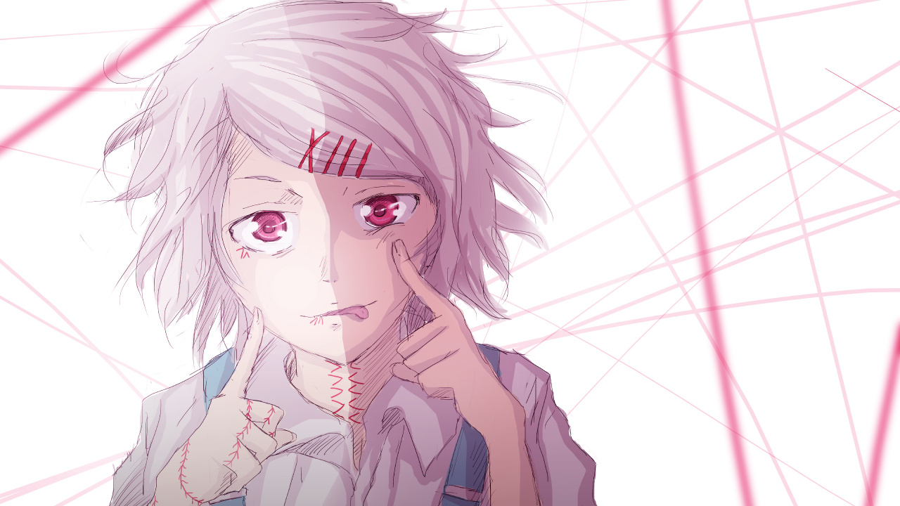 东京食尸鬼, 头发, 粉红色, 面部表情, 鼻子 壁纸 1280x720 允许