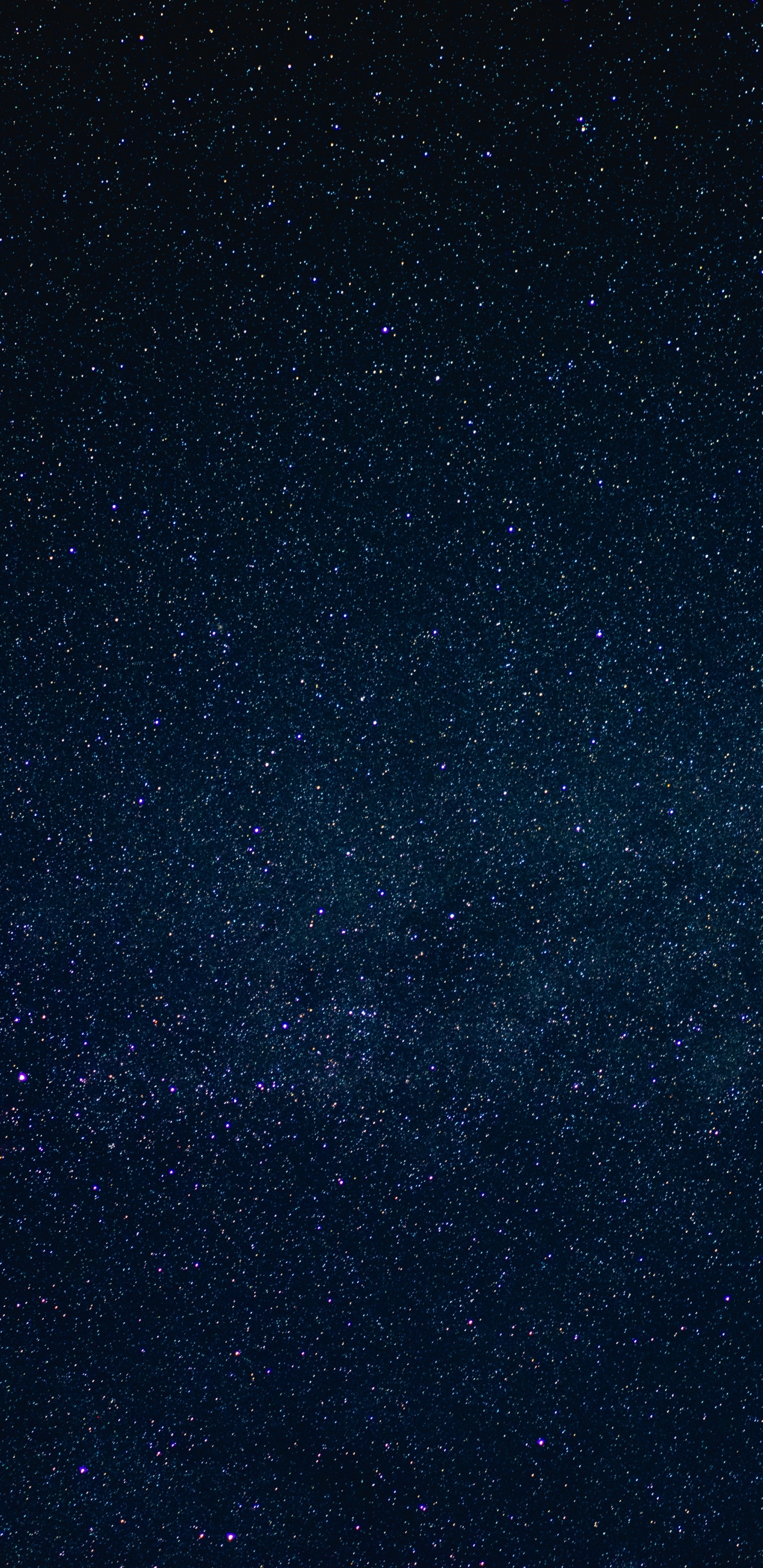 Noche Estrellada Negra y Azul. Wallpaper in 1440x2960 Resolution