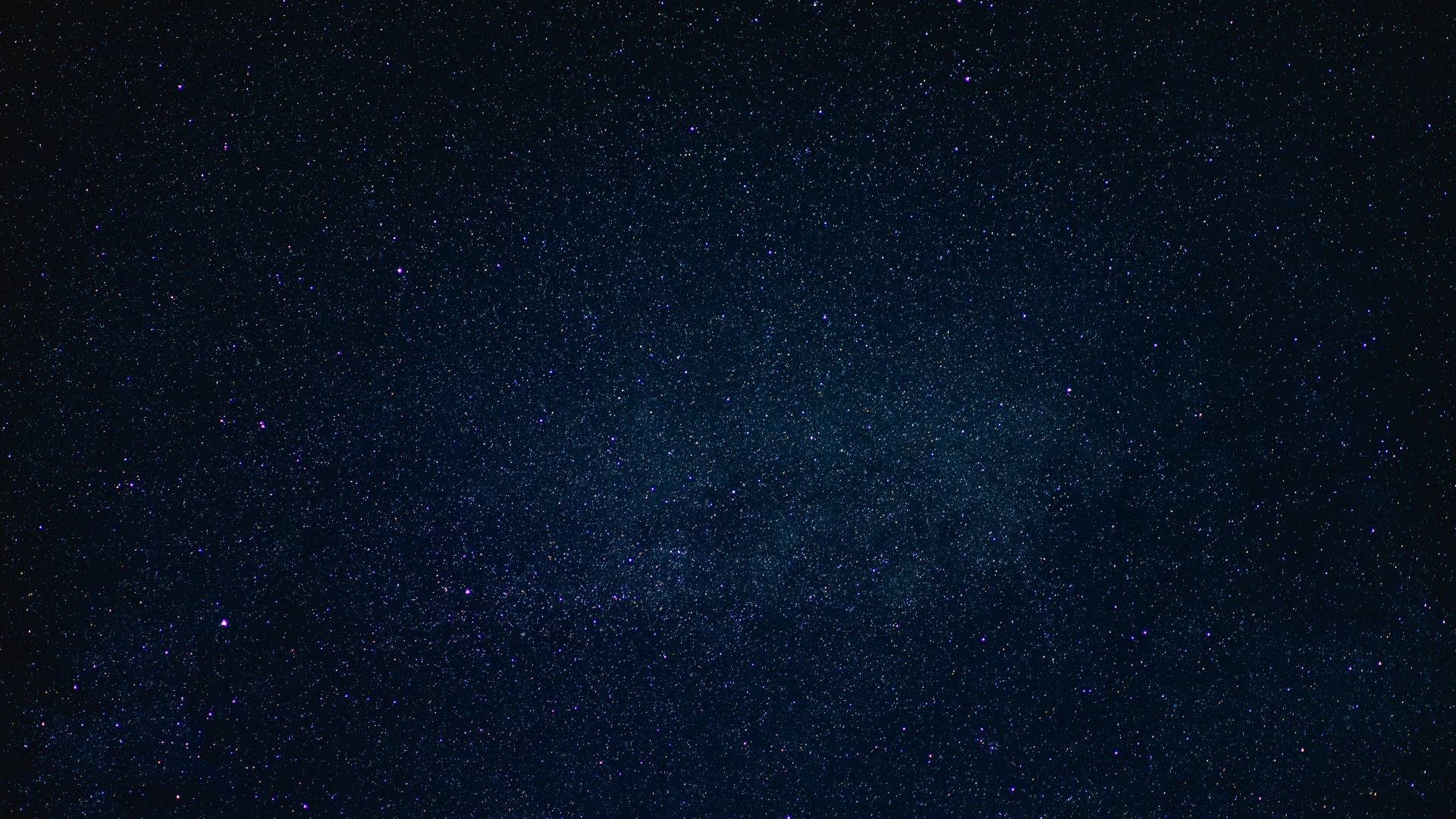 Schwarz-blaue Sternennacht. Wallpaper in 1920x1080 Resolution