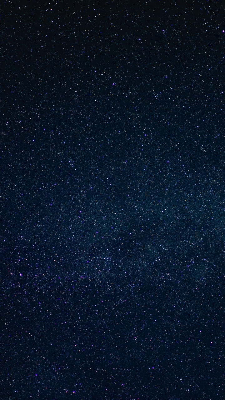 Schwarz-blaue Sternennacht. Wallpaper in 720x1280 Resolution