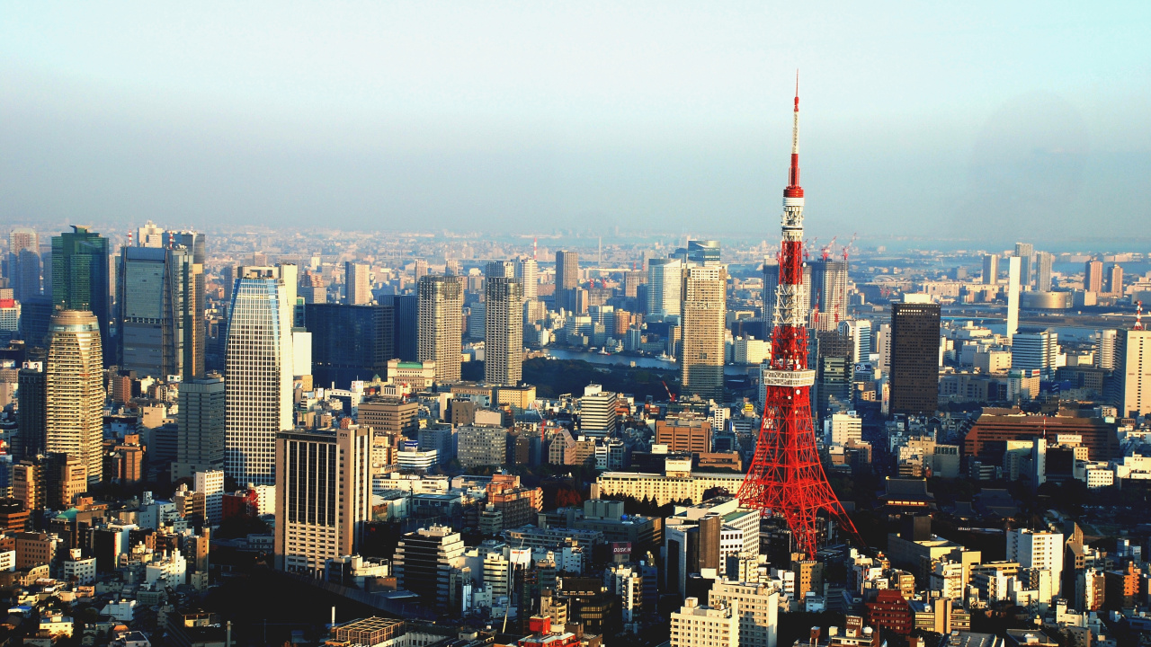Aerial View of City Buildings During Daytime. Wallpaper in 1280x720 Resolution