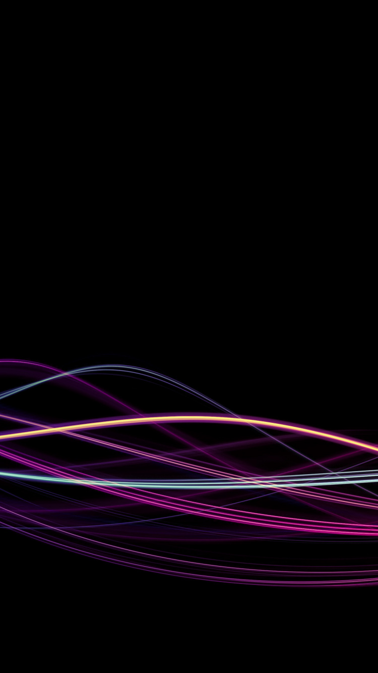 Pink and White Light Streaks. Wallpaper in 750x1334 Resolution