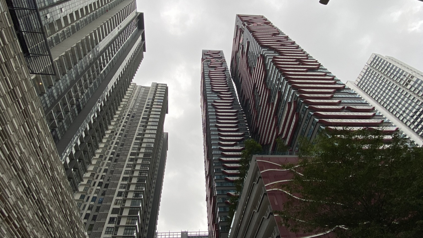 Kuala Lumpur, Malaisie, Tour de Bloc, la Journée, Architecture. Wallpaper in 1366x768 Resolution