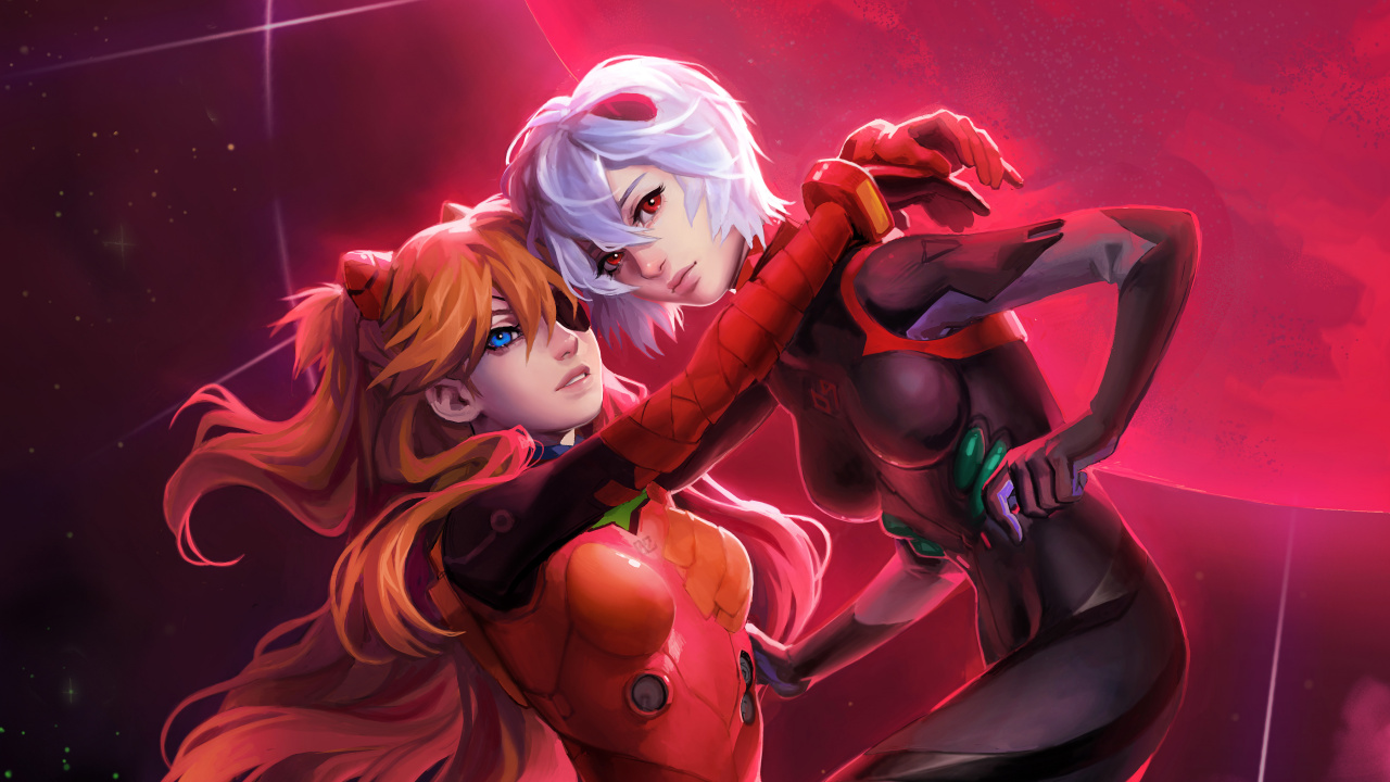 Femme Aux Cheveux Blonds Tenant Une Illustration de Fusil Marron et Rouge. Wallpaper in 1280x720 Resolution