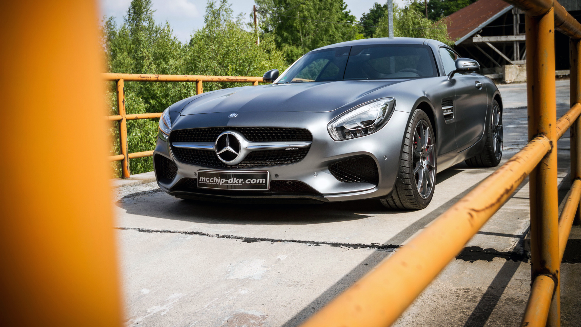 Black Mercedes Benz Coupe Parked on Gray Concrete Pavement During Daytime. Wallpaper in 1920x1080 Resolution