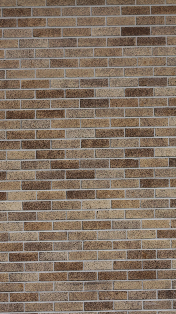 Brown Brick Wall During Daytime. Wallpaper in 750x1334 Resolution