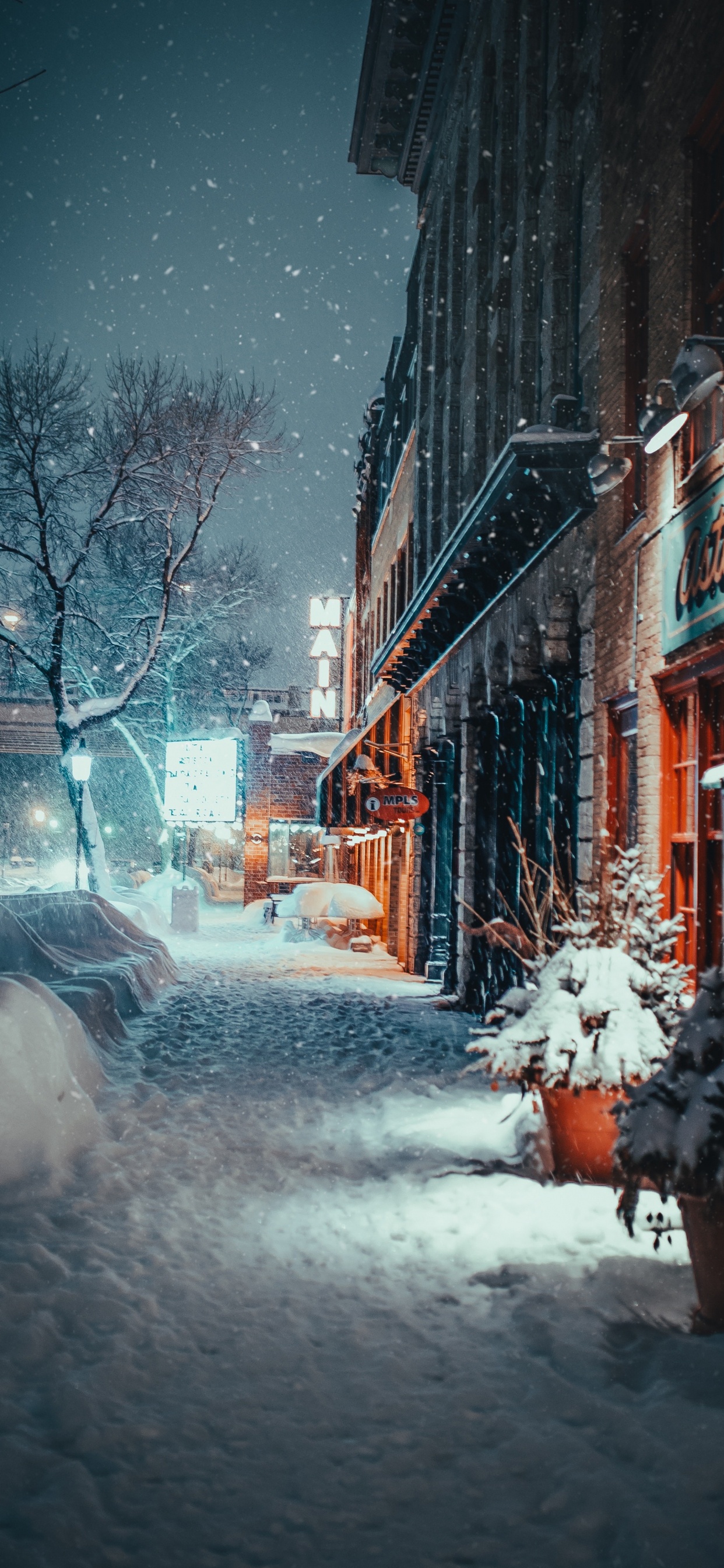 Belles Photos de L'hiver, Hiver, Paysage Avec de la Neige, Neige, Bâtiment. Wallpaper in 1242x2688 Resolution