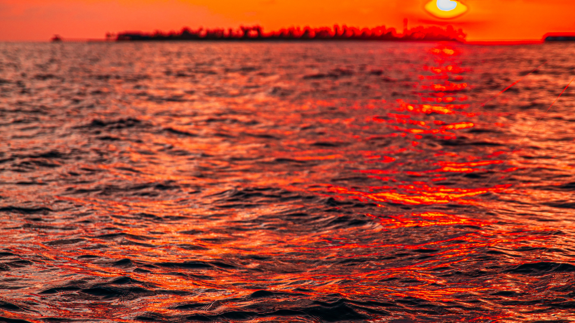 Nature, Ciel, Mer, Red, Afterglow. Wallpaper in 1920x1080 Resolution