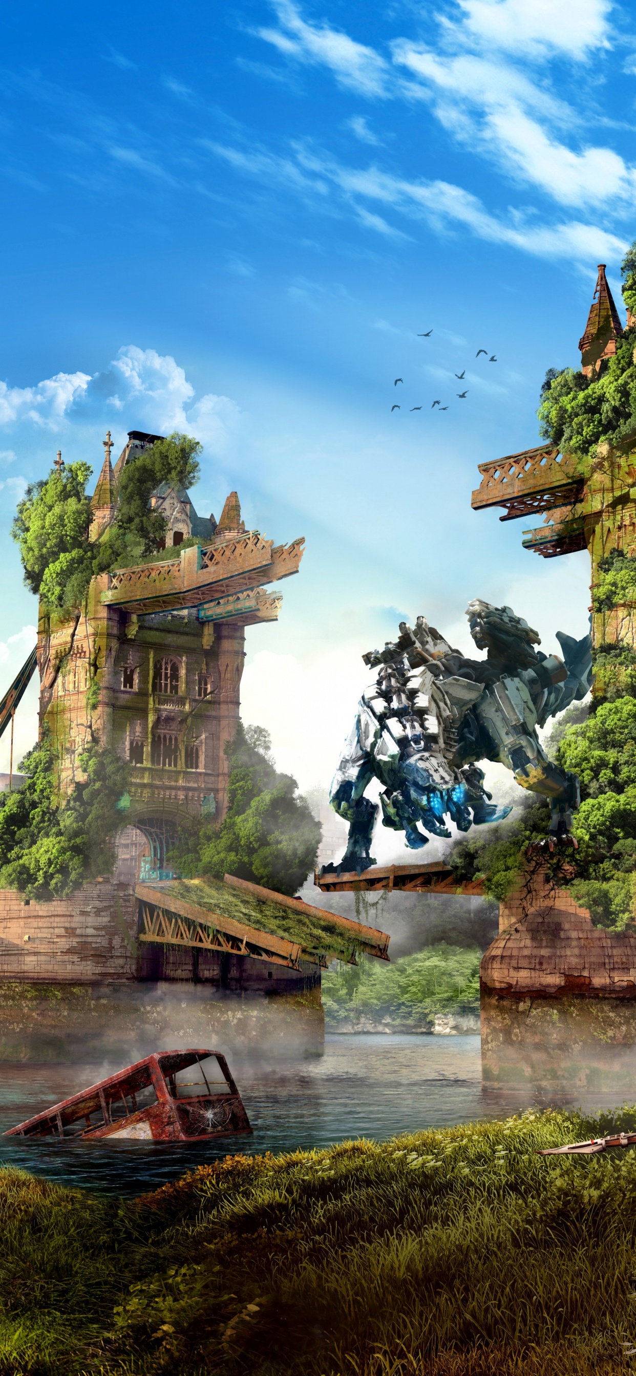 Edificio de Hormigón Marrón y Gris Cerca de Árboles Verdes Bajo un Cielo Azul Durante el Día. Wallpaper in 1242x2688 Resolution