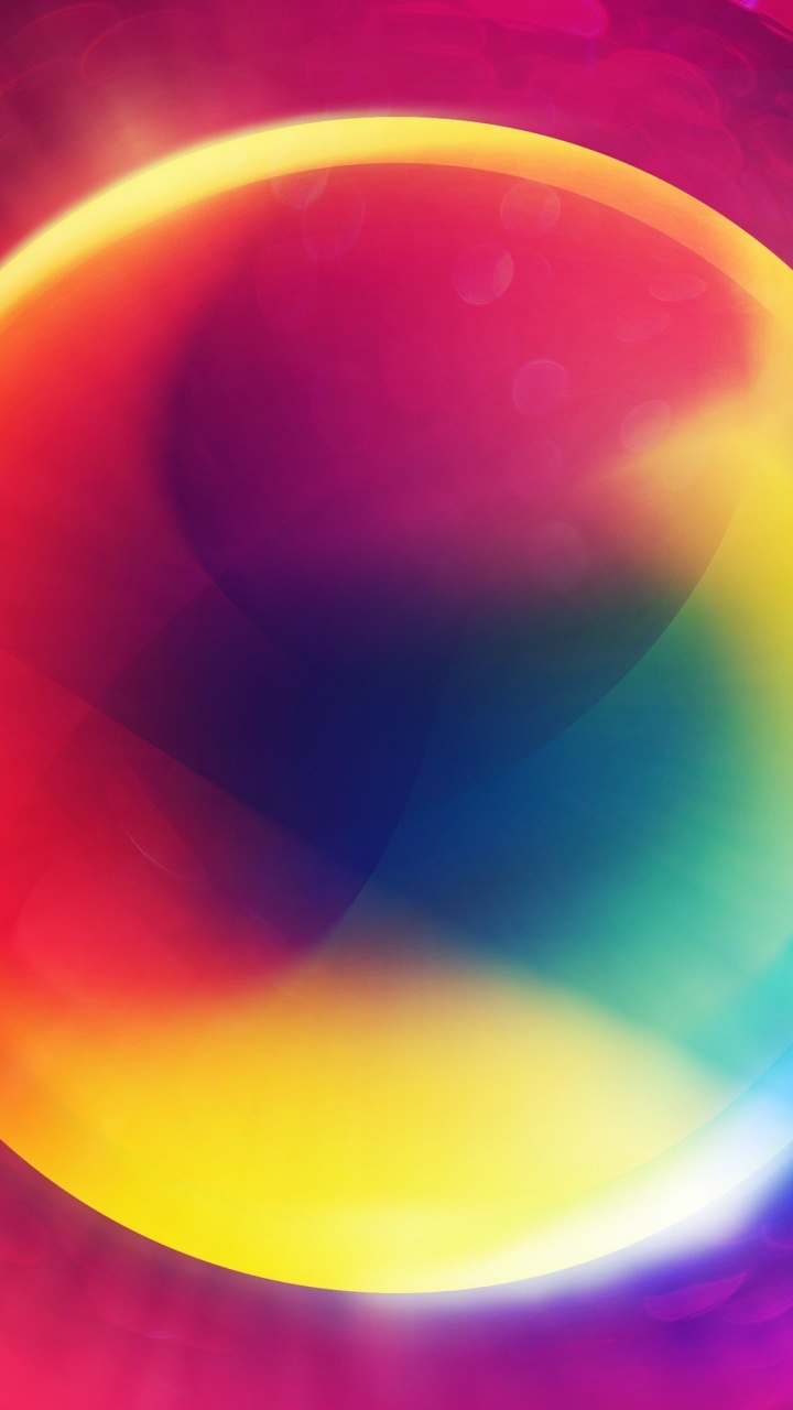 Lumière Ronde Bleue et Verte Rose. Wallpaper in 720x1280 Resolution