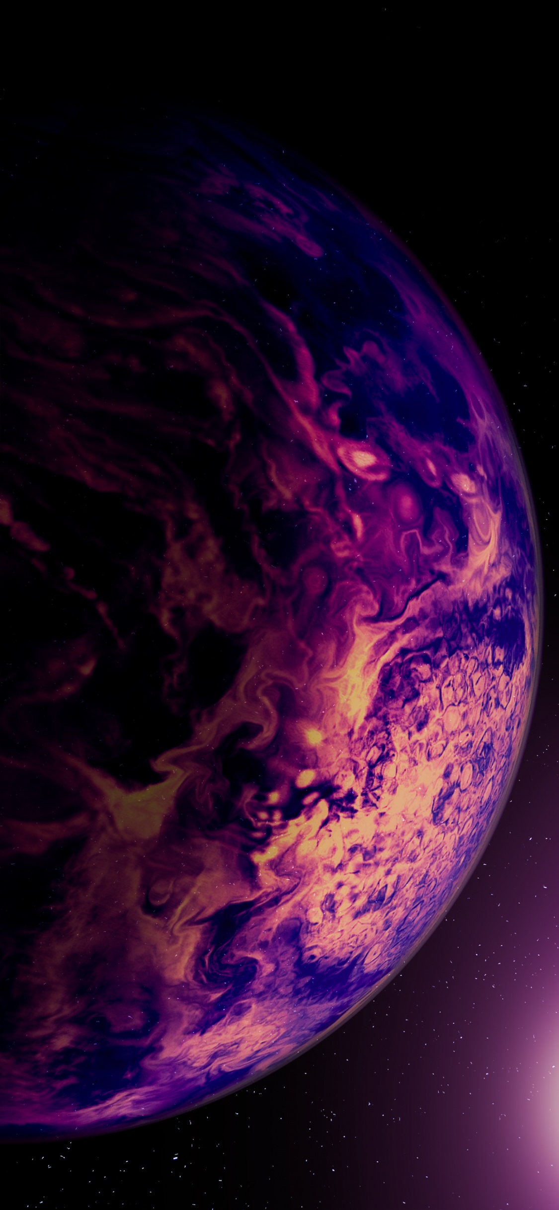 Atmosphäre, Erde, Purpur, Astronomisches Objekt, Wissenschaft. Wallpaper in 1125x2436 Resolution