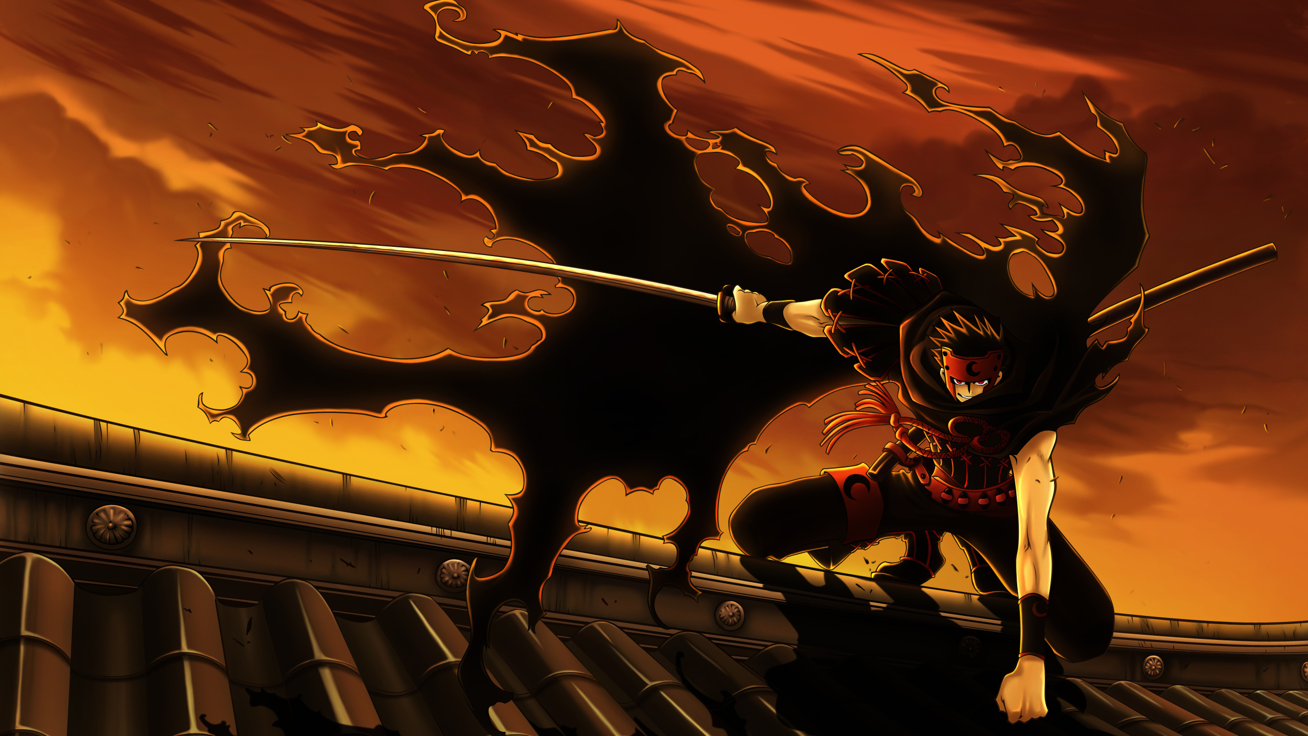 Homme et Femme S'embrassant Illustration. Wallpaper in 2560x1440 Resolution