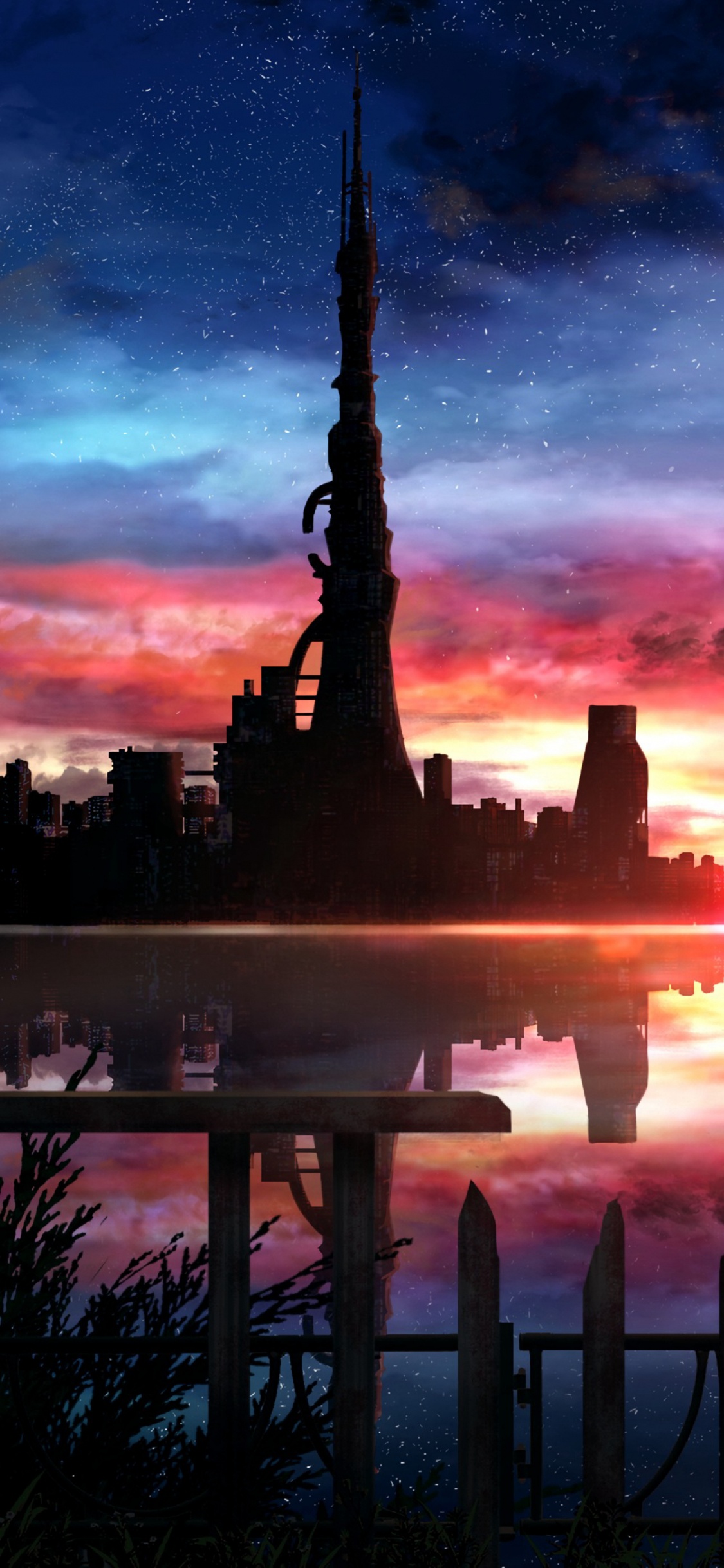 Woman in Black Jacket Standing Near Body of Water During Sunset. Wallpaper in 1125x2436 Resolution