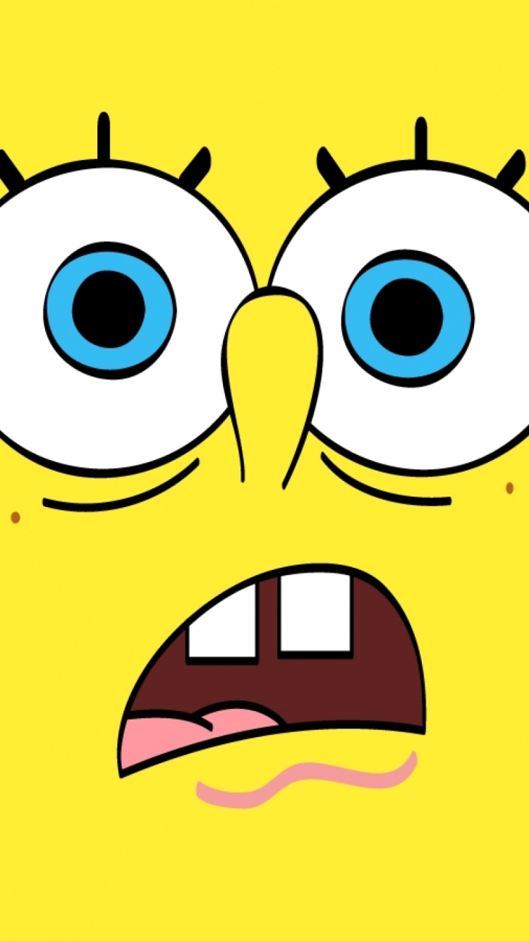 Illustration Der Gelben Und Blauen Eule. Wallpaper in 750x1334 Resolution