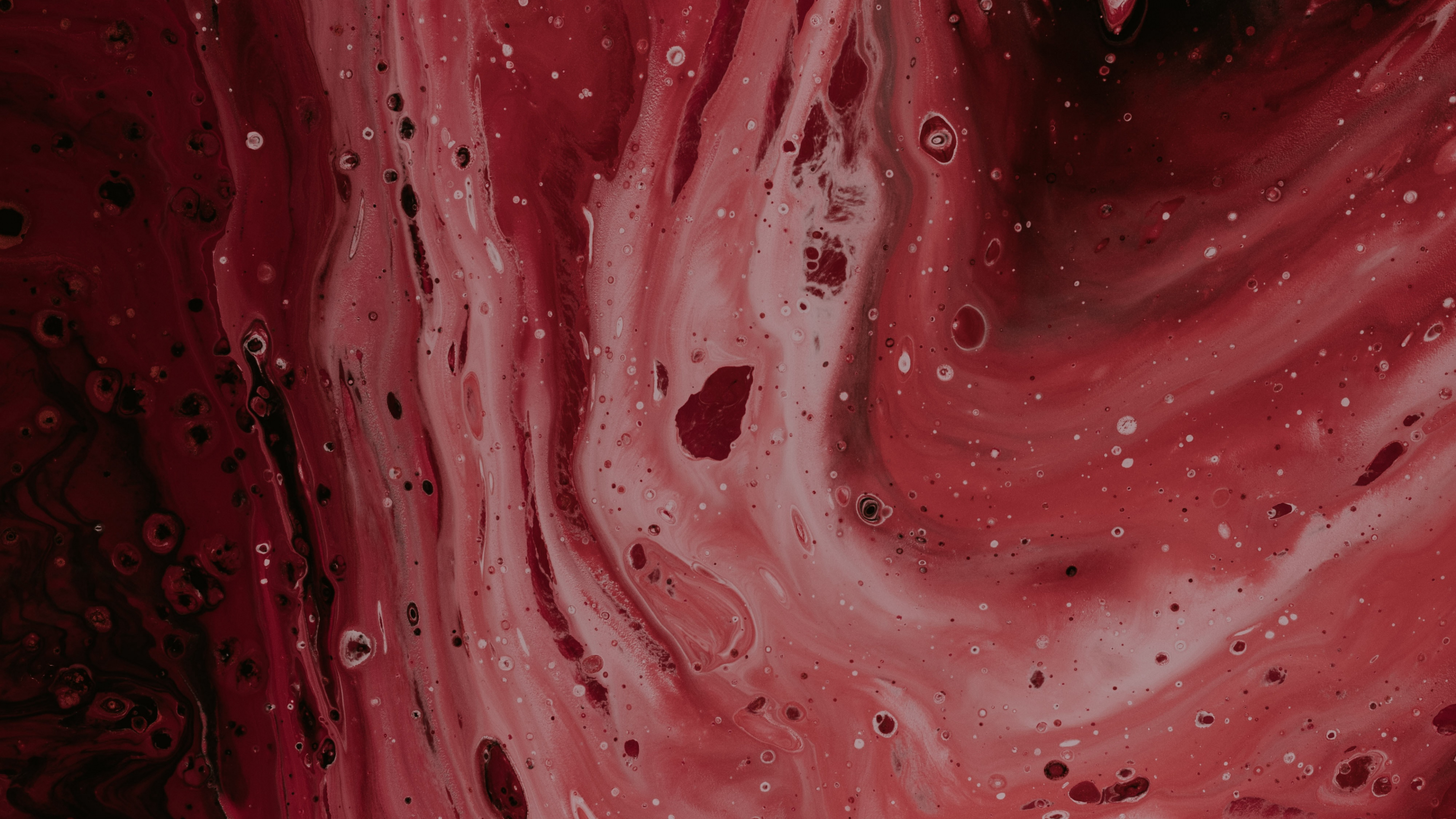 Red and White Abstract Painting. Wallpaper in 3840x2160 Resolution